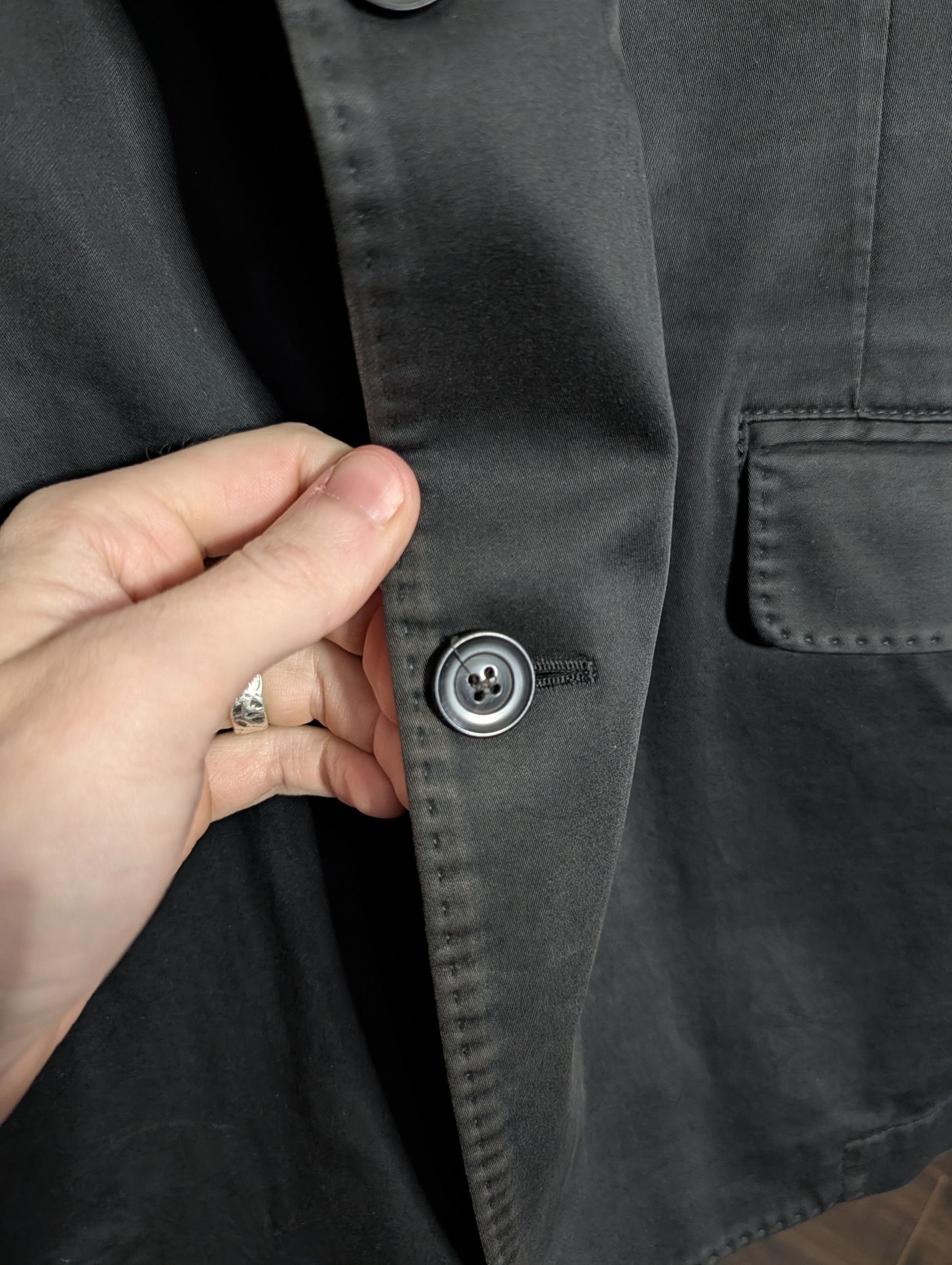 Other KROON Black corduroy trim floral lined stacked pocket jkt Size 42R - 11 Thumbnail