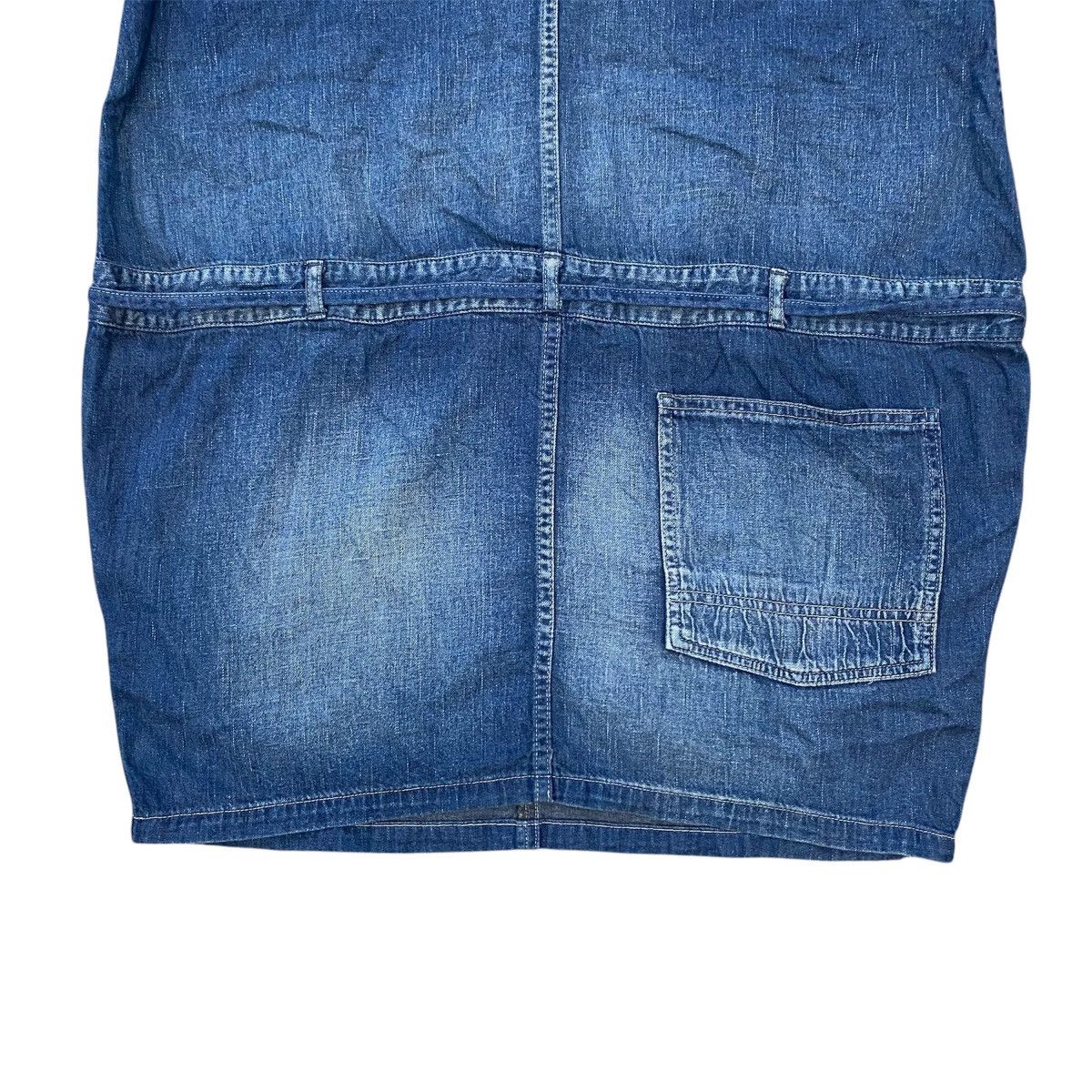 Johnbull Johnbull Japanese Denim Oversized Dress - Rare Vintage Look Size S / US 4 / IT 40 - 15 Thumbnail