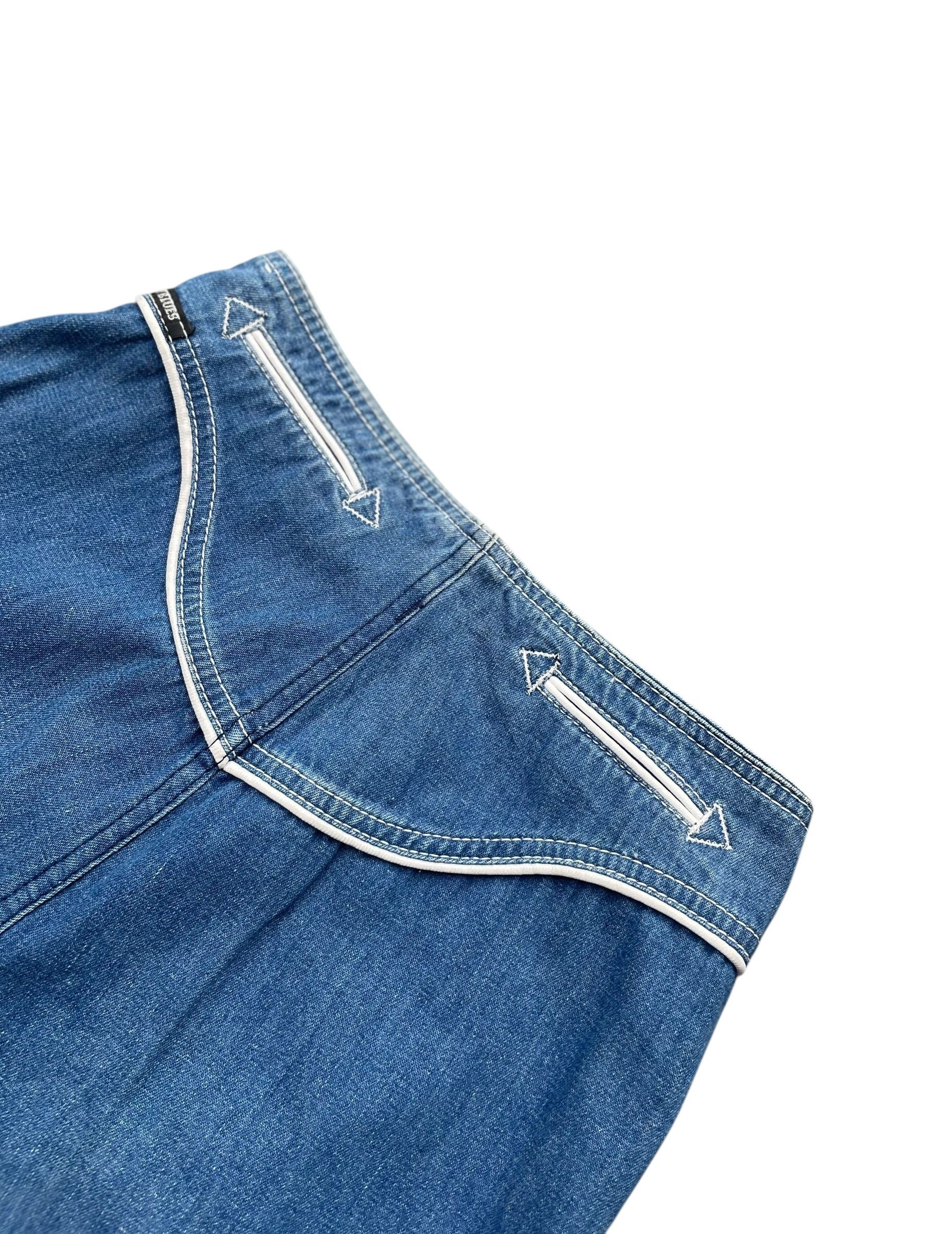 Vintage Vintage Rag City Blues Western Denim Size 26" / US 2 / IT 38 - 6 Thumbnail