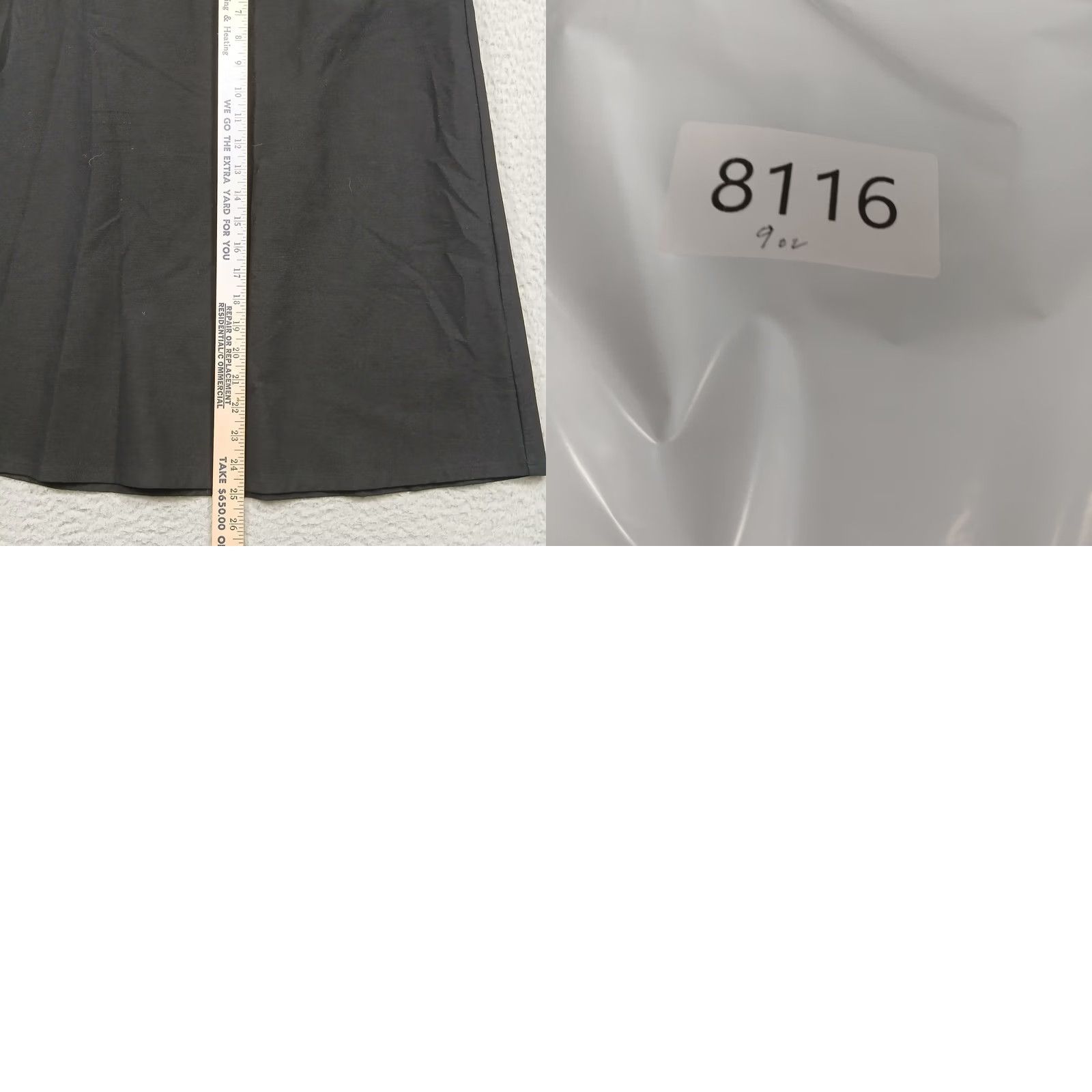 Eileen Fisher Eileen Fisher S320 Black Viscose Nylon Stretch A-Line Midi Skirt Womens S EUC Size 28" / US 6 / IT 42 - 8 Thumbnail