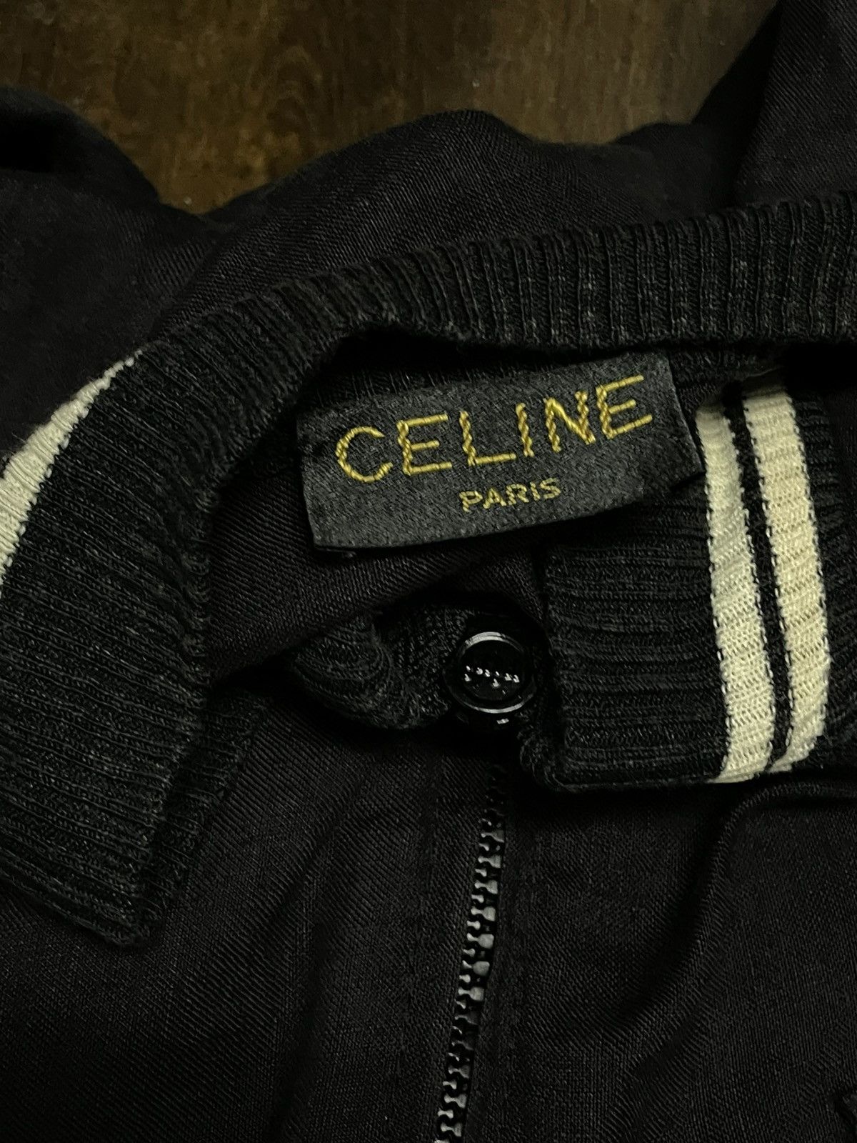 Celine Vintage Designer Celine Paris Zip-Up Minimalist Linen Jacket Size US M / EU 48-50 / 2 - 11 Thumbnail