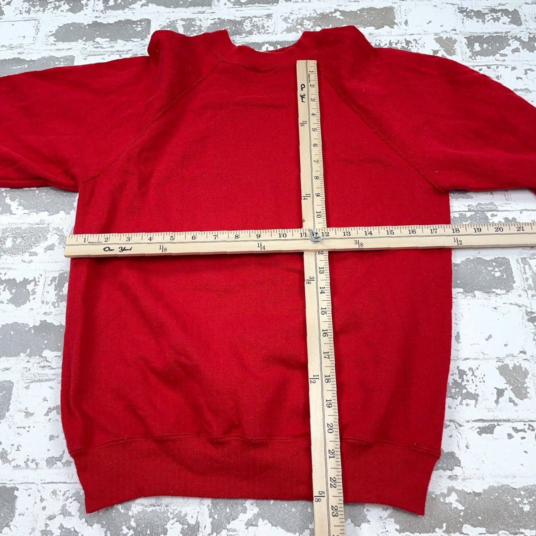 Tultex Vintage Christmas Sweater Women Small Red Crew Neck Sweatshirt USA 90s Holiday Tultex Cotton Cotton Blend Polyester Fleece Logo Size S / US 4 / IT 40 - 6 Thumbnail