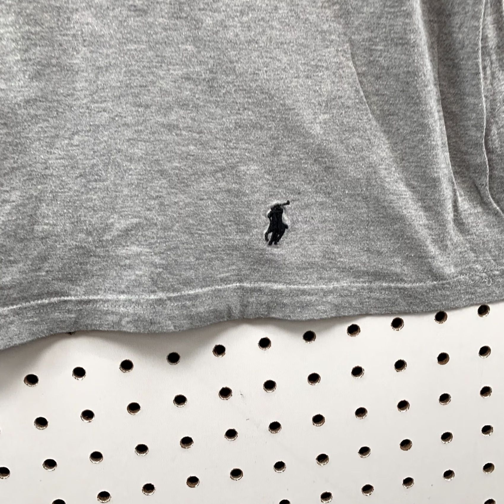 Polo Ralph Lauren Polo Ralph Lauren Shirt Gray Pony Adult Large Classic Fit 22x28 Short Sleeve Crew Neck Cotton, Cotton Blend Size US L / EU 52-54 / 3 - 6 Thumbnail
