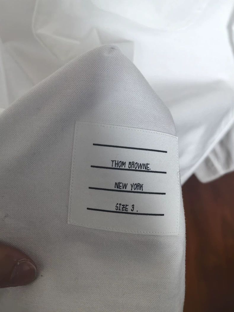 Thom Browne Thom browne Striped shirt with armband 2504-Nextarrow Size US L / EU 52-54 / 3 - 4 Thumbnail