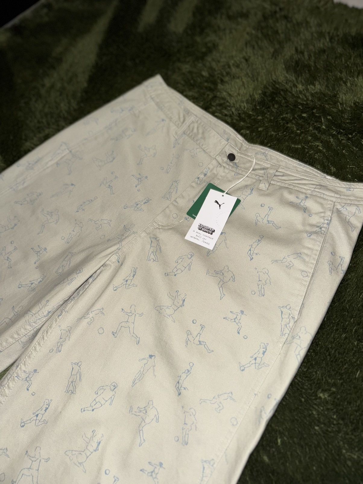 KidSuper × Puma [L] KIDSUPER x PUMA heavy cotton Relaxed Fit Carpenter Pants Size US 34 / EU 50 - 2 Thumbnail