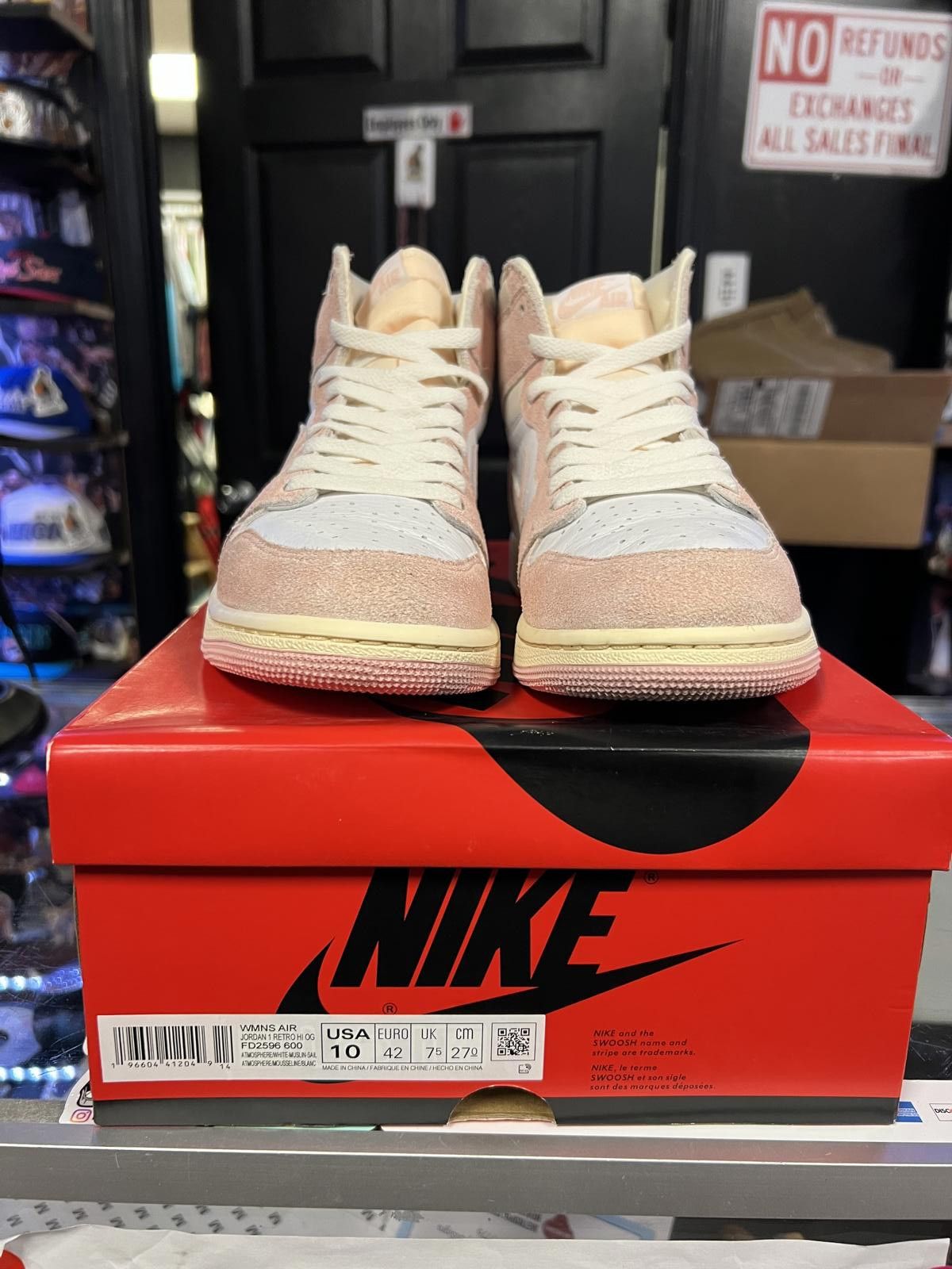 Designer WMNS Jordan 1 High ‘Washed Pink’ Size US 8.5 / EU 41-42 - 2 Thumbnail