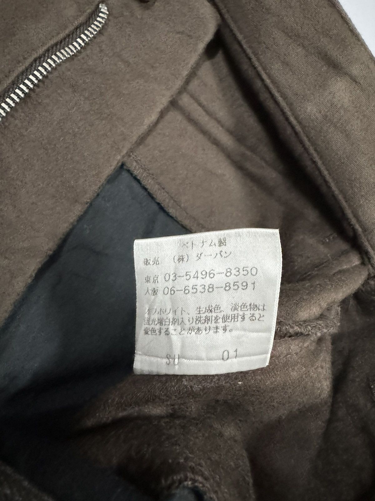 Vintage × Yohji Yamamoto Vtg🔥A.A.R Yohji Yamamoto Single Cargo Pocket Moleskin Pant Size US 30 / EU 46 - 19 Thumbnail