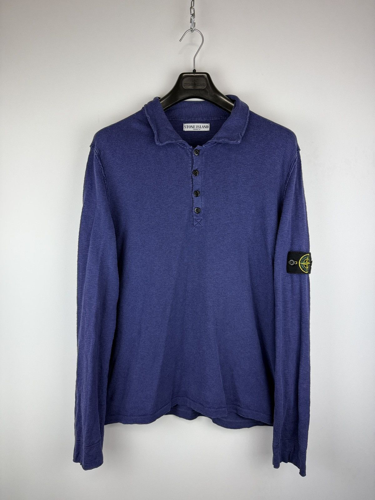 Blue Stone Island vintage polo sweater - Size 3XL