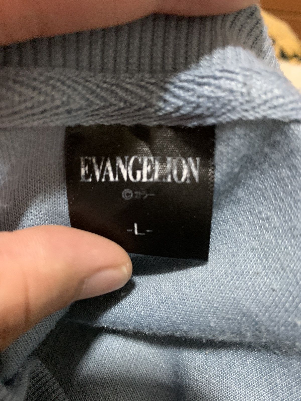 Anime 🔥Steals🔥 Anime Evangelion Woven Crewneck Sweater Size US L / EU 52-54 / 3 - 6 Thumbnail