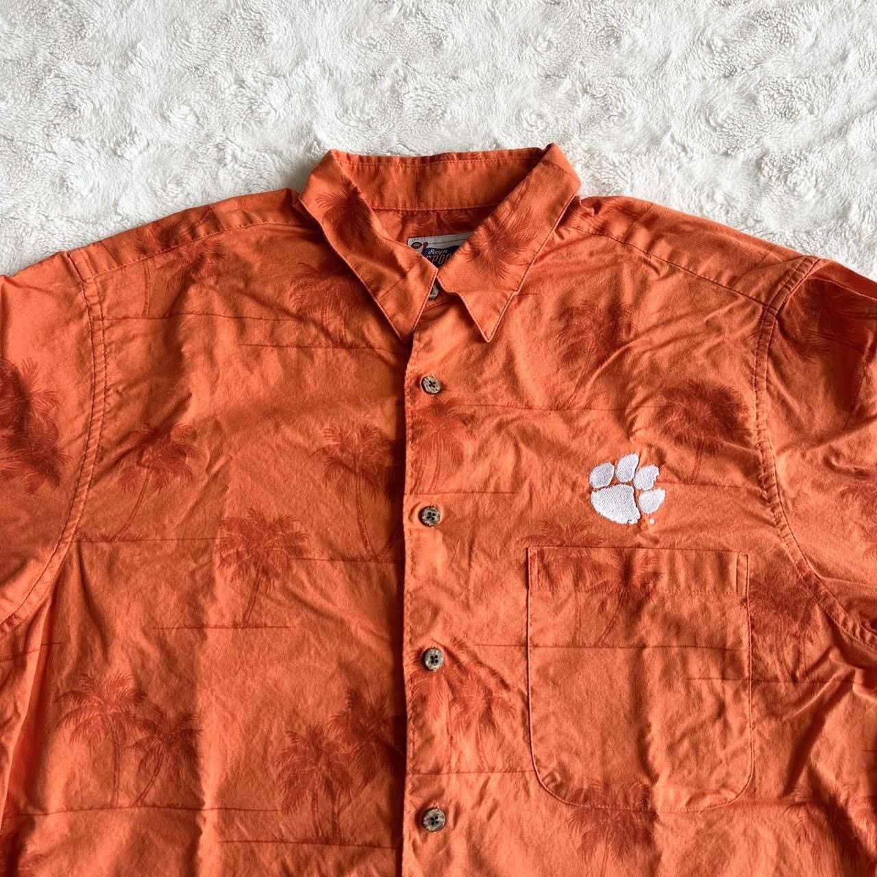 Reyn Spooner Vintage Clemson Hawaiian Shirt Mens L Reyn Spooner Tigers SS Size US L / EU 52-54 / 3 - 4 Thumbnail