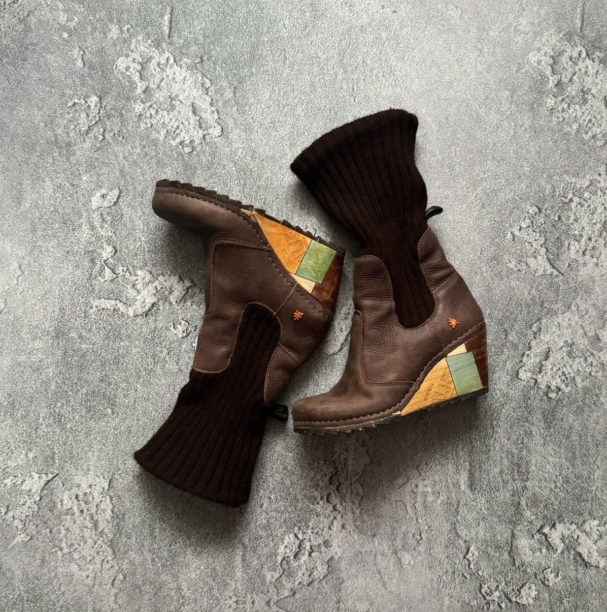 Vintage The art company US7 UE40 Avantgarde platform boots shoes wmn Size US 7 / IT 37 - 1 Thumbnail