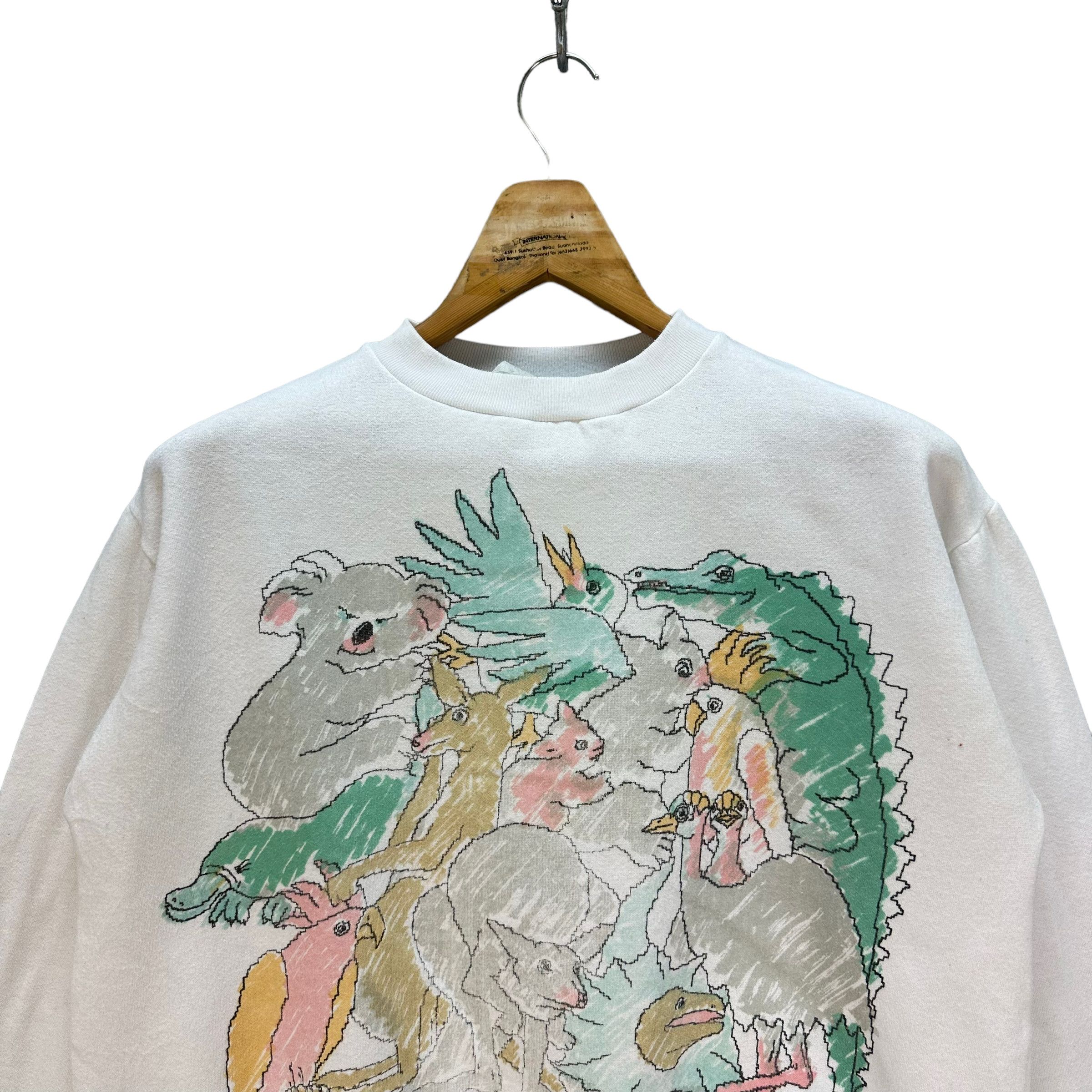 Other 1990 SUPRE LAND DOWN UNDER ANIMAL SWEATSHIRT #8273-220 Size US S / EU 44-46 / 1 - 2 Thumbnail