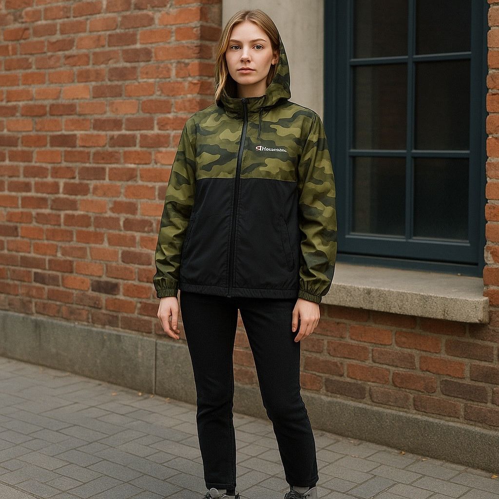 Champion Champion Camo and Black Hooded Raincoat Size S / US 4 / IT 40 - 1 Thumbnail