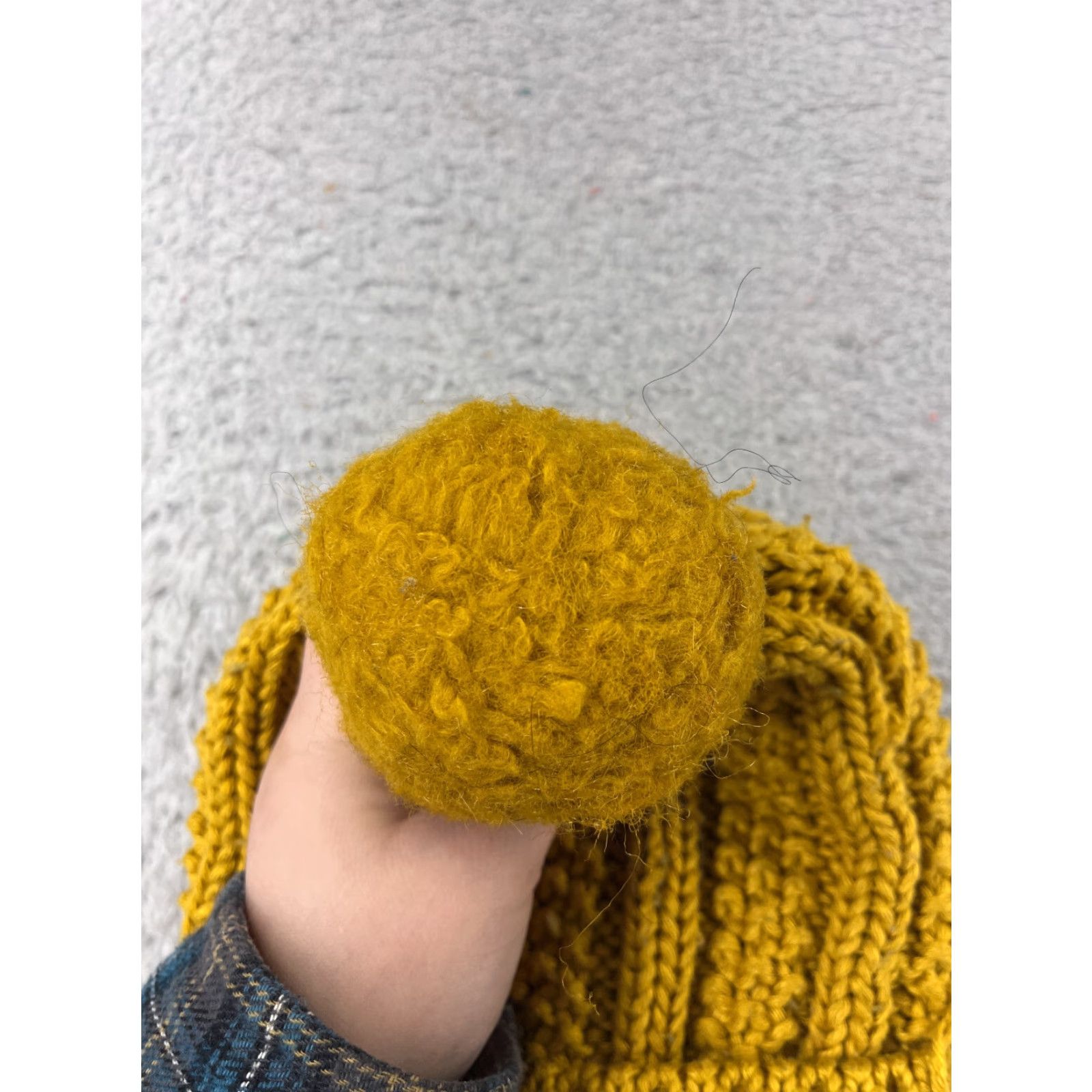 Vintage Time And Tru Beanie Womens Time And Tru Beanie Yellow Knit One Size Lined Adjustable Winter Toque Hat Womens Beanie Time And Tru Yellow Knit Beanie Size ONE SIZE - 2 Thumbnail