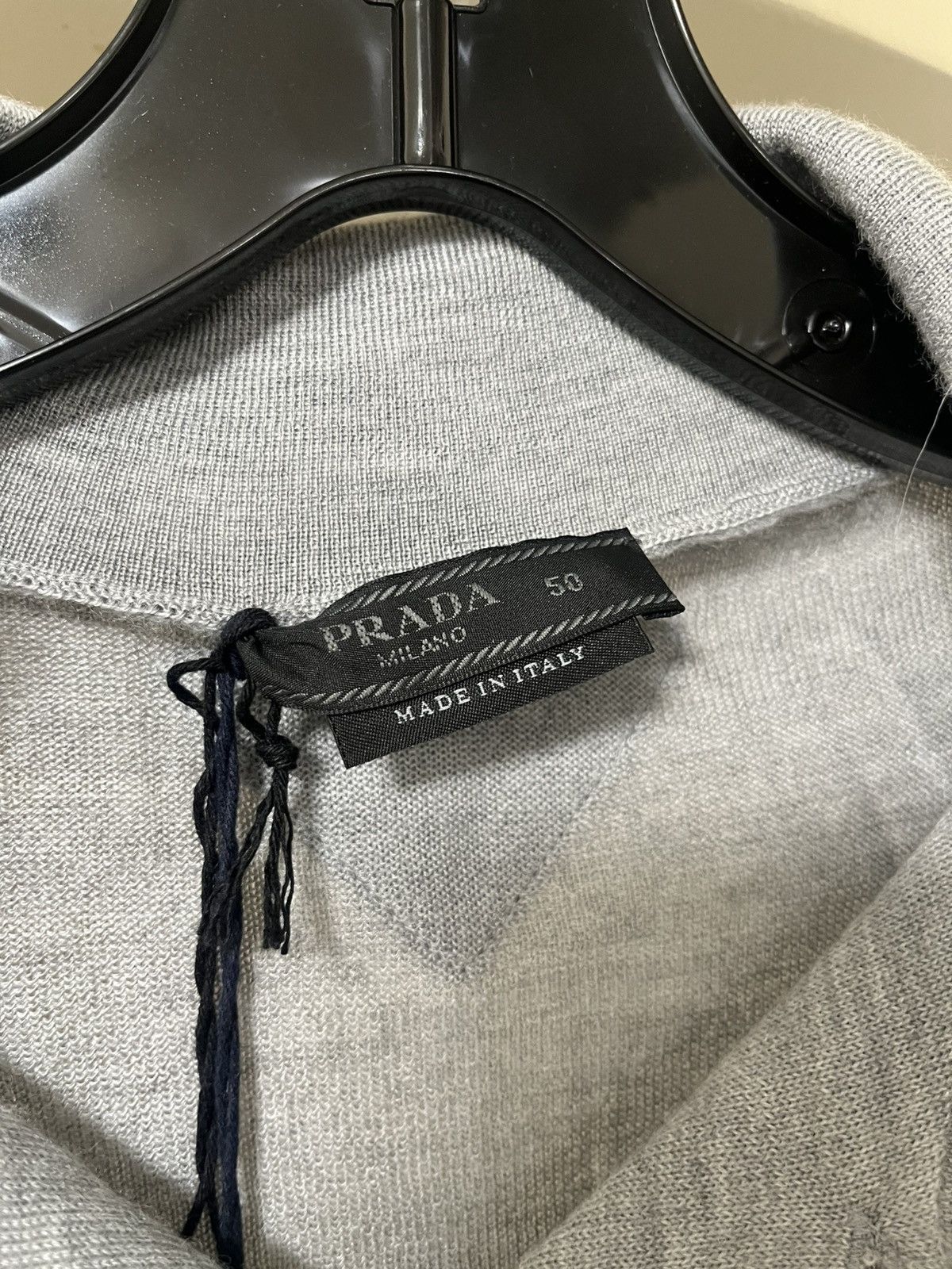 Prada Prada Cashmere Silk Polo Shirt Sz 50 Size US M / EU 48-50 / 2 - 3 Thumbnail