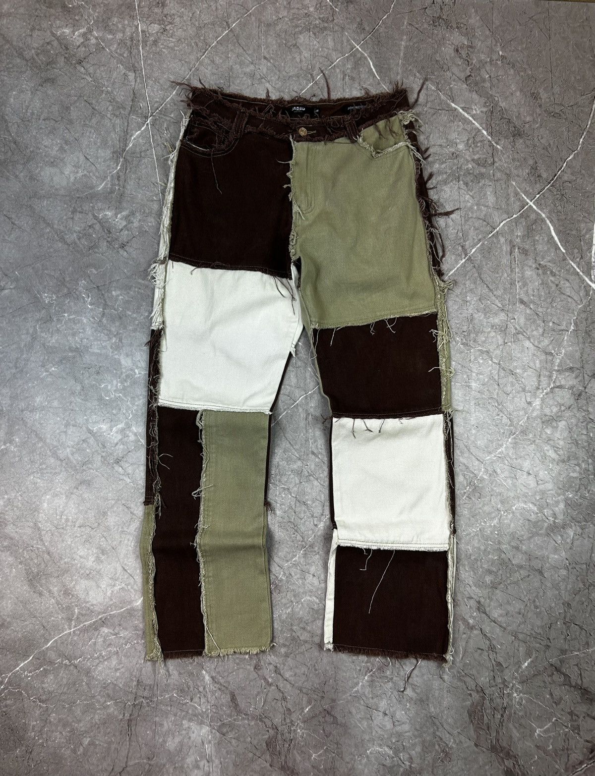 Jaded London JADED LONDON PATCHWORK DENIM BOYFRIEND Sz 30 Size US 30 / EU 46 - 1 Thumbnail