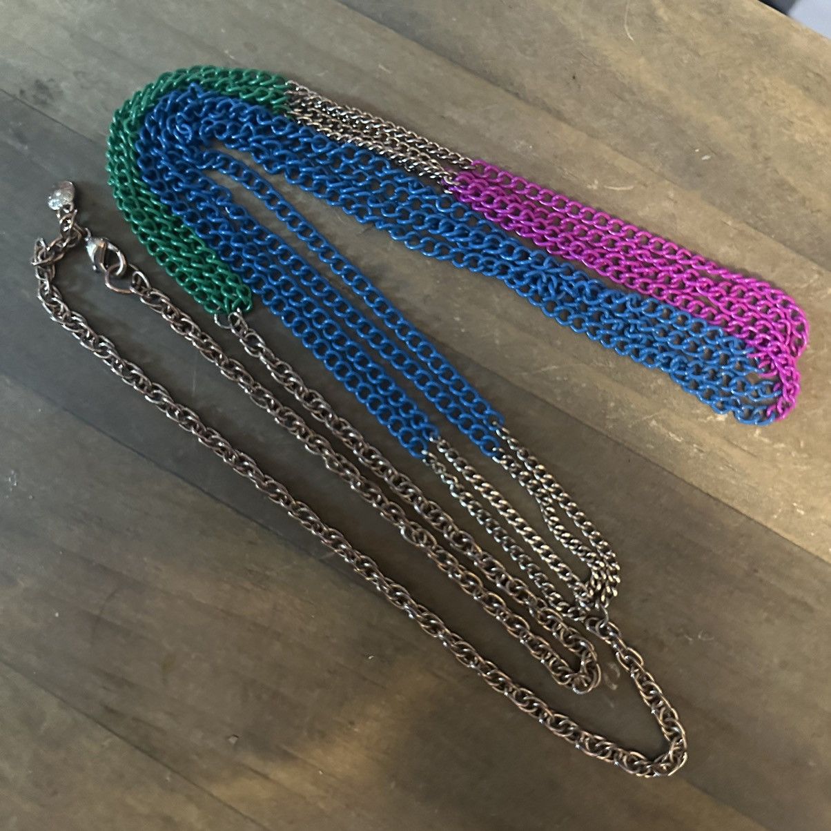 J.Crew J.Crew long multicolor chain necklace Size ONE SIZE - 2 Thumbnail