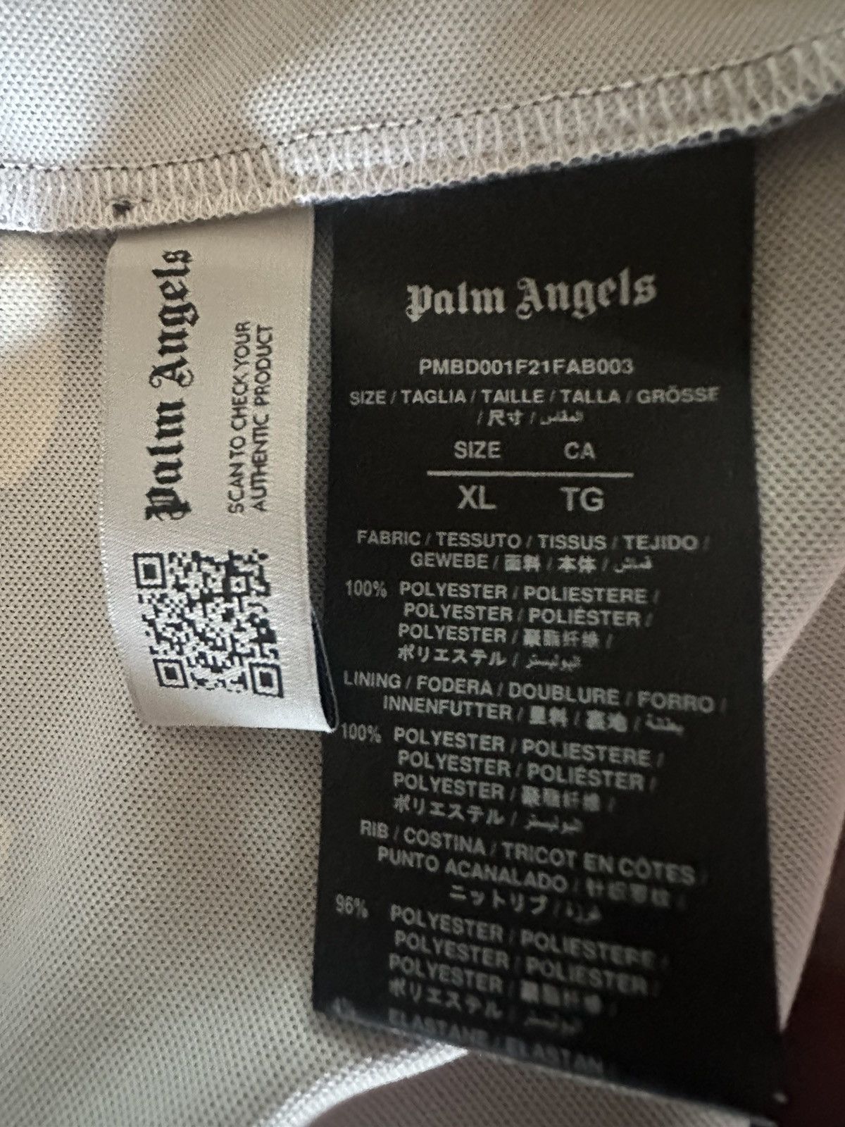 Palm Angels Palm Angels Night Sky Logo Track Jacket Size US XL / EU 56 / 4 - 4 Thumbnail