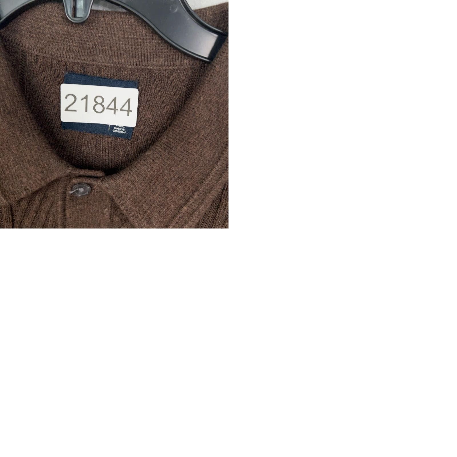 Abercrombie & Fitch Abercrombie & Fitch Sweater Mens XXL Tall Brown Polo Collared Knit Polo Collar Pullover Button Knit Casual Preppy Mens Size US XXL / EU 58 / 5 - 9 Thumbnail