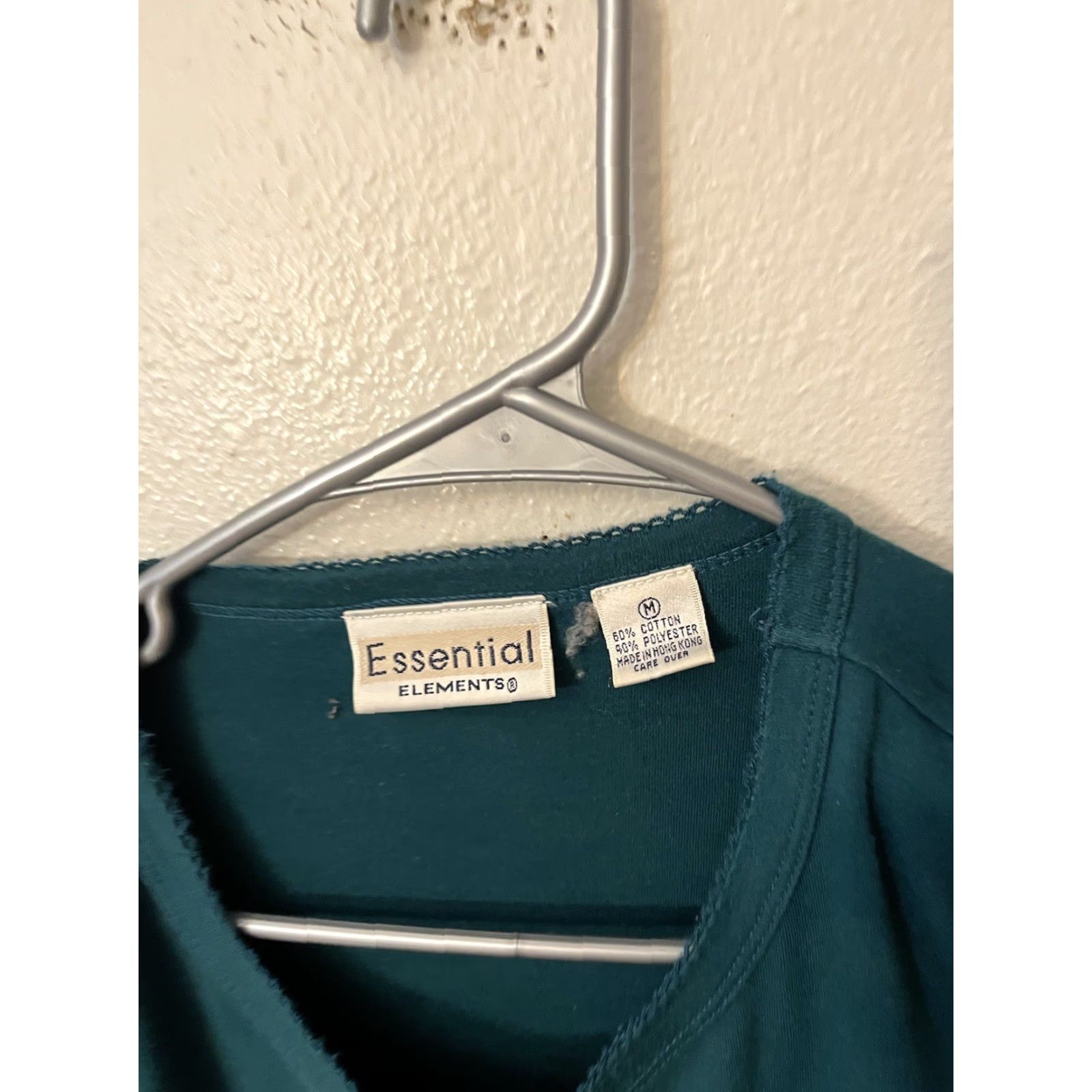 Vintage VINTAGE Essential Elements Long Sleeve Green Pullover Sweater Size Medium Teal Size M / US 6-8 / IT 42-44 - 3 Thumbnail