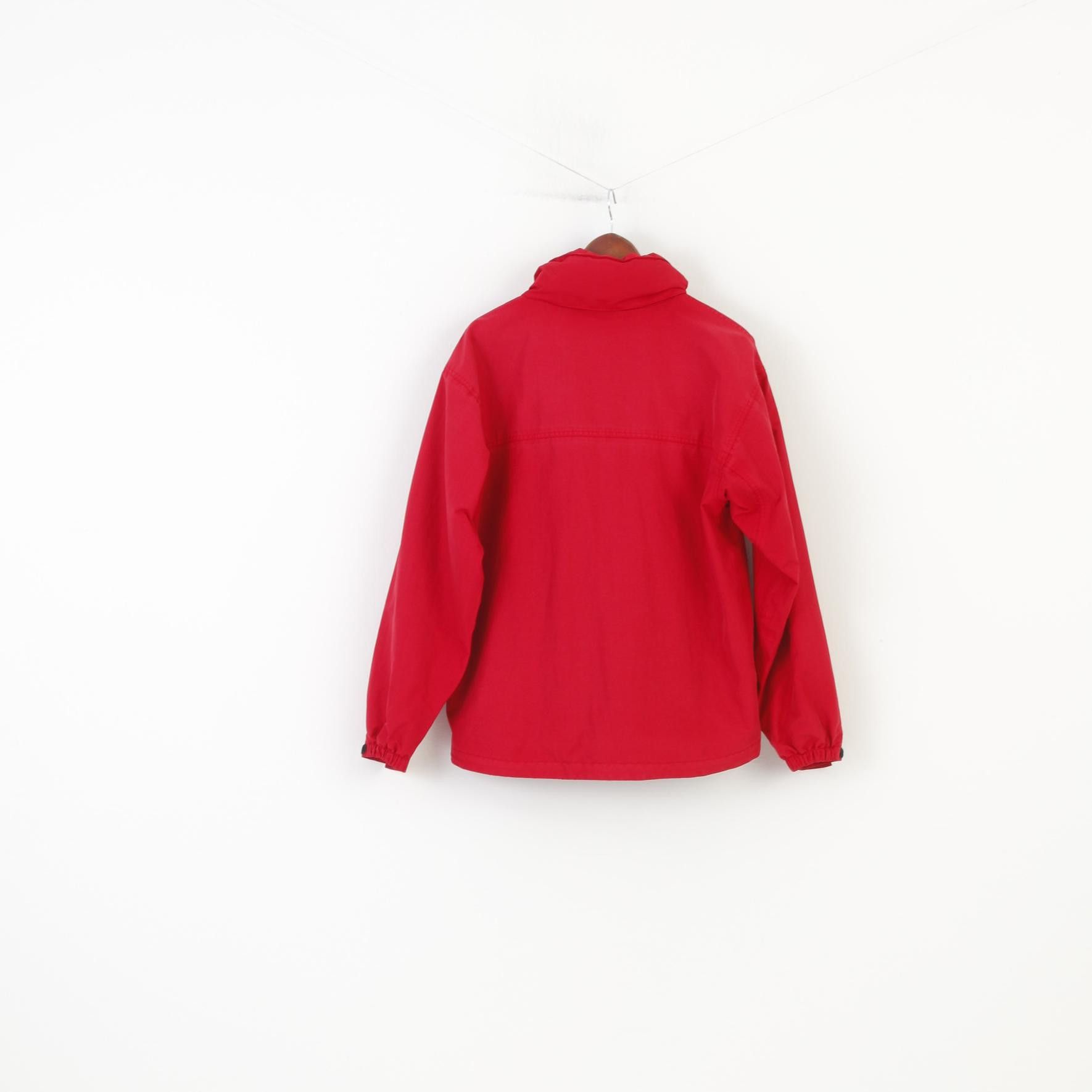 Vintage Lafuma Men M Jacket Red Full Zipper Hood Polyamid 0302 Size US M / EU 48-50 / 2 - 7 Thumbnail