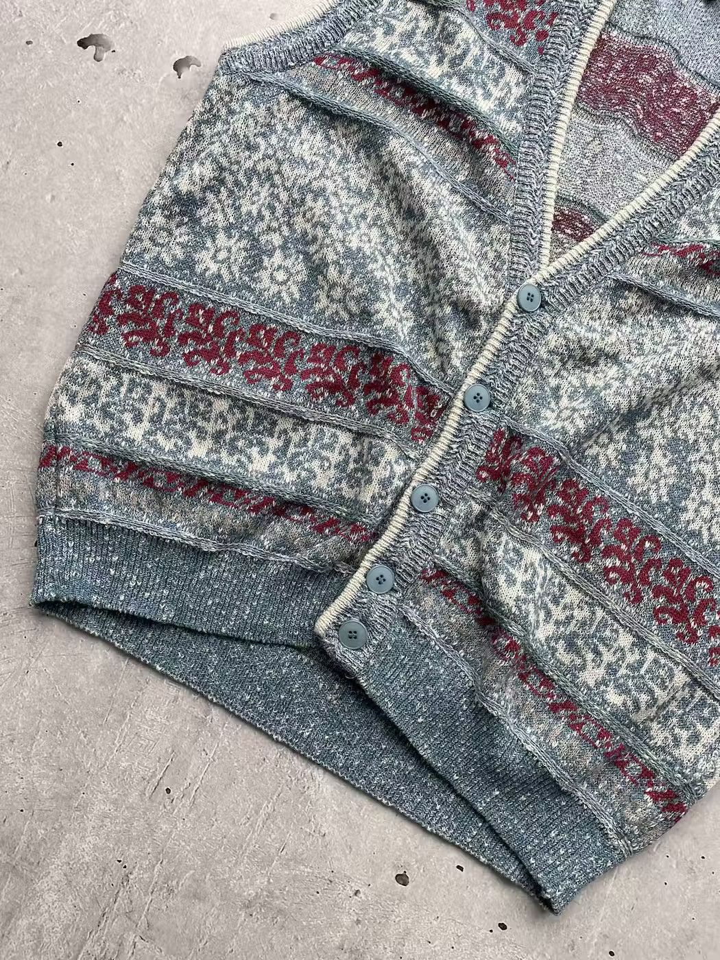 Japanese Brand × Vintage Vintage Knitted Cardigan Size US L / EU 52-54 / 3 - 3 Thumbnail