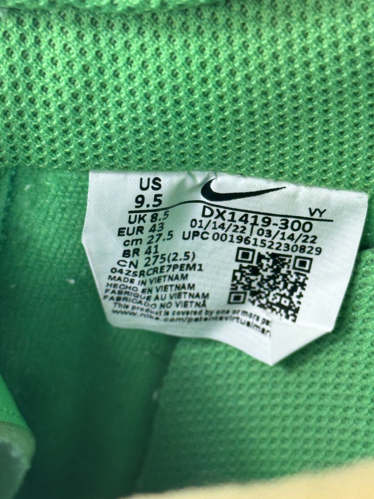 Nike AIR FORCE 1 x OFF-WHITE BROOKLYN Size US 9.5 / EU 42-43 - 11 Thumbnail