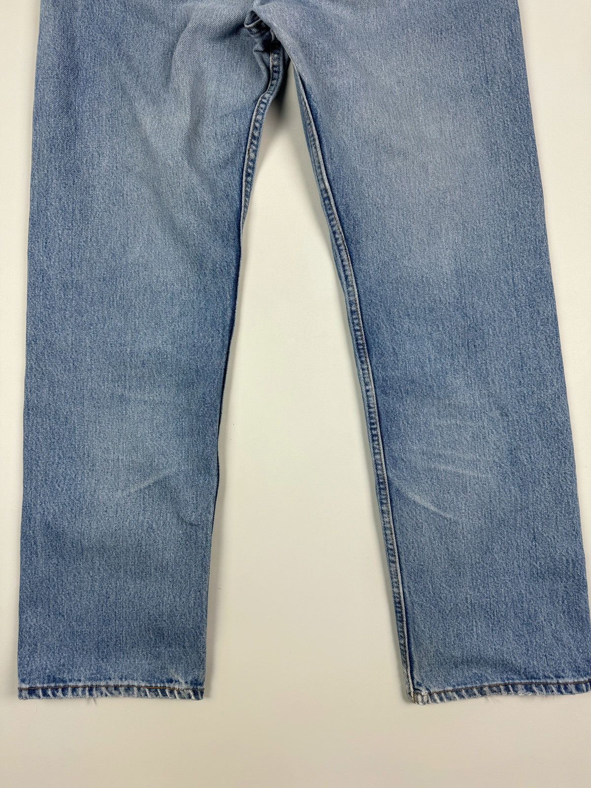 Levi's 90’s Distressed Levi’s 501 Washed Blue Jeans Pants Made USA Size US 32 / EU 48 - 17 Thumbnail