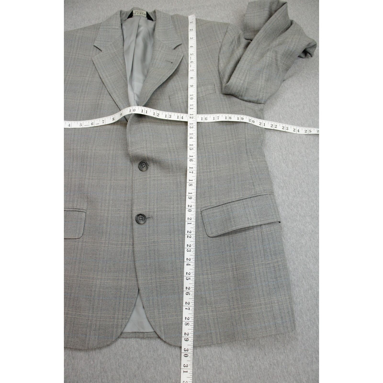 Jos. A. Bank Jos A Bank Blazer Mens 40S Plaid Silk Wool Single Breast Size 40S - 9 Thumbnail