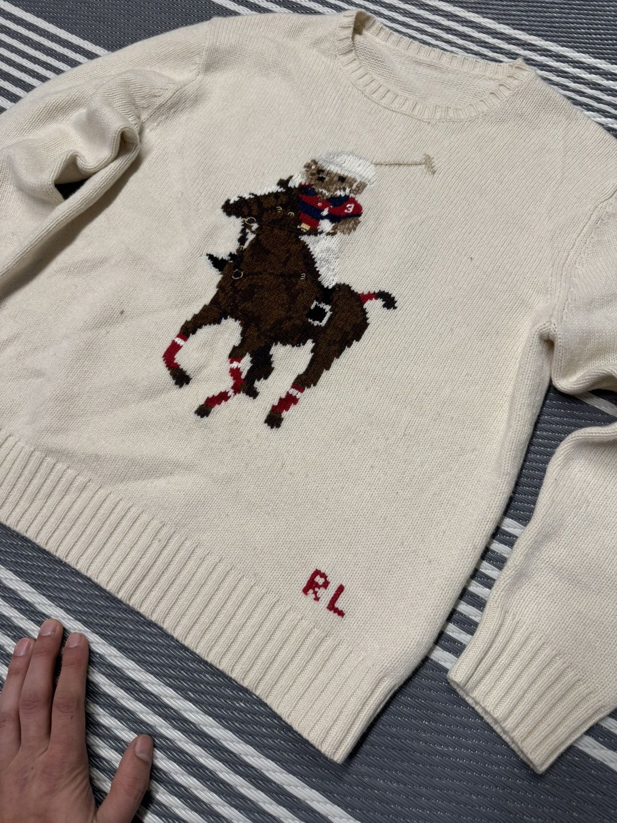 Polo Ralph Lauren Ralph Lauren Polo Bear 30th Anniversary big pony Sweater Size ONE SIZE - 2 Thumbnail