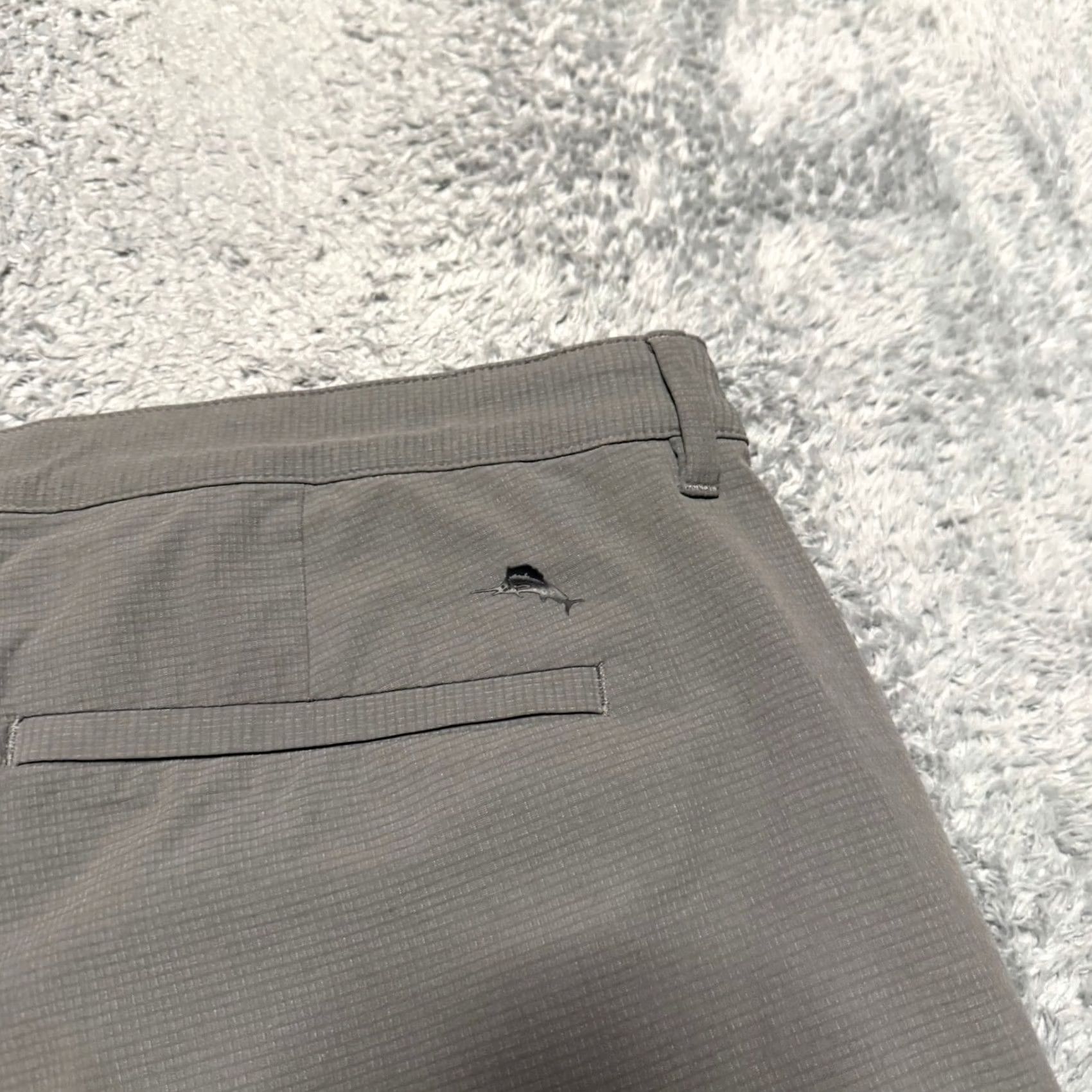 Tommy Bahama Tommy Bahama Mens Gray Performance Nylon Blend Shorts 42 Size US 42 / EU 58 - 4 Thumbnail