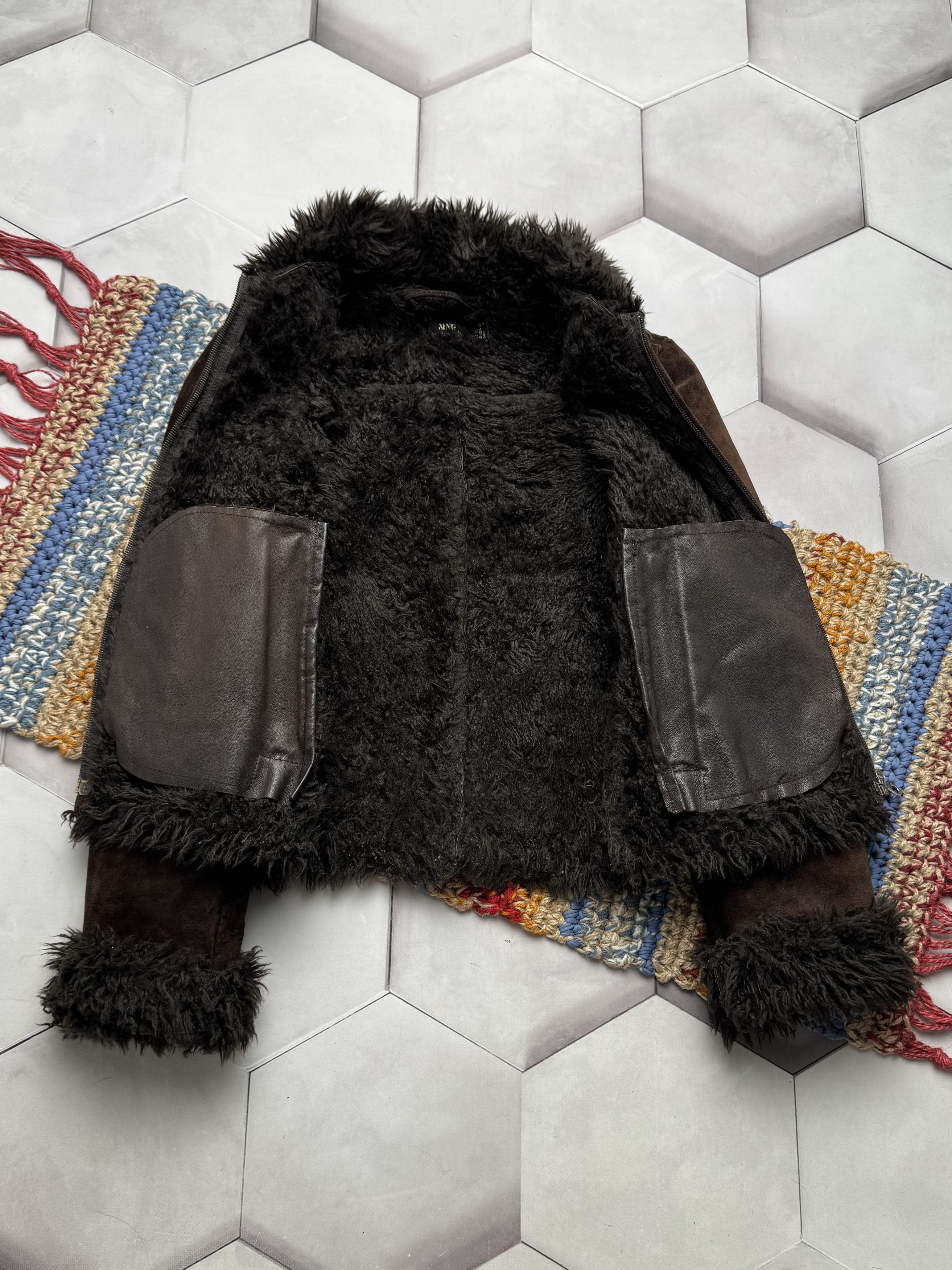 Japanese Brand Vintage Real Suede Cropped Jacket (E4) Size XS / US 0-2 / IT 36-38 - 6 Thumbnail