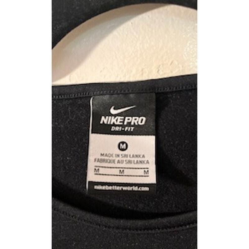 Designer Nike Pro Women's Dri Fit Performance Shirt Black Size M Size M / US 6-8 / IT 42-44 - 3 Thumbnail