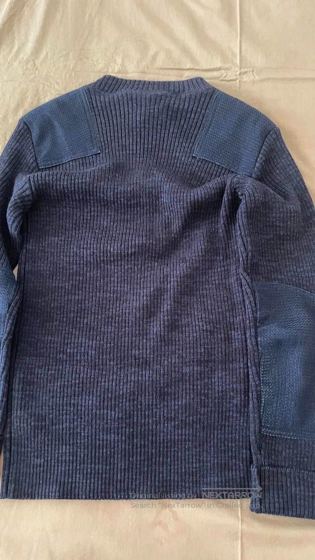 Japanese Brand Fleurs de Bagne Commando Heavyweight Wool Sweater. Size US M / EU 48-50 / 2 - 4 Thumbnail