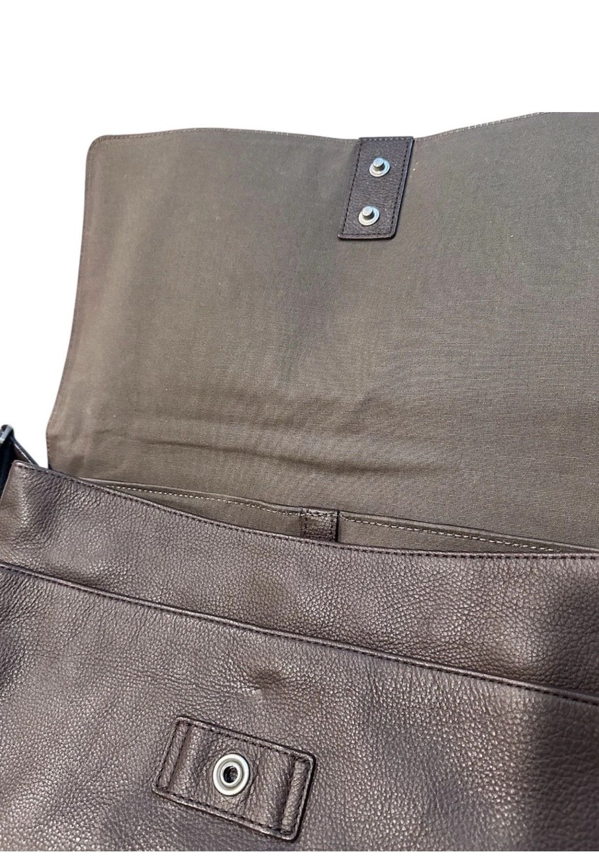 Jack Spade Jack Spade Brown Leather Messenger Bag – Laptop Briefcase Size ONE SIZE - 7 Thumbnail
