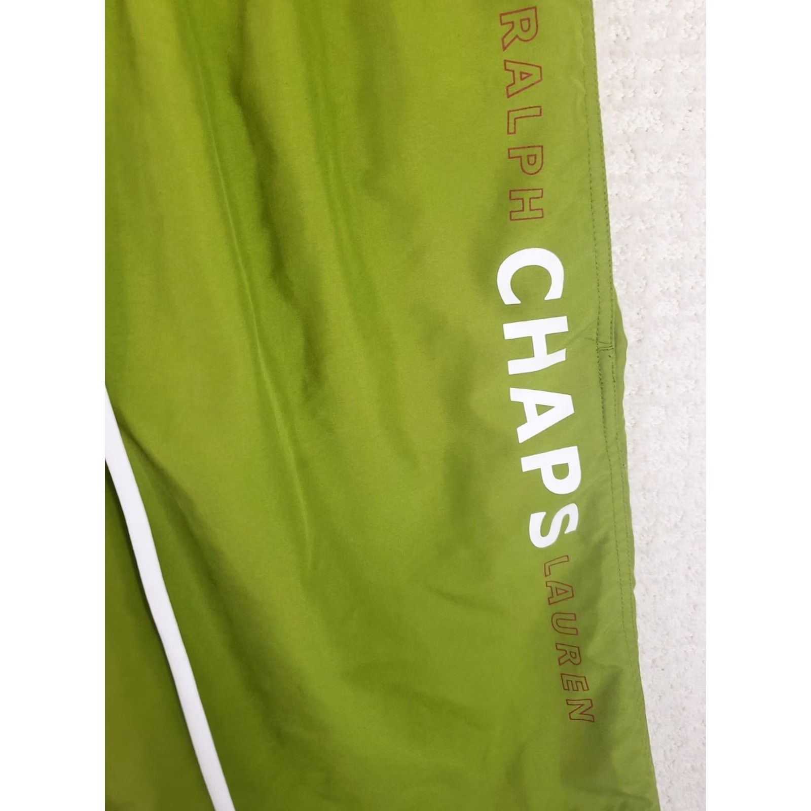 Ralph Lauren Chaps Ralph Lauren Men's M Green Floral Swimming Trunks Drawstring 9" Inseam Size ONE SIZE - 5 Thumbnail