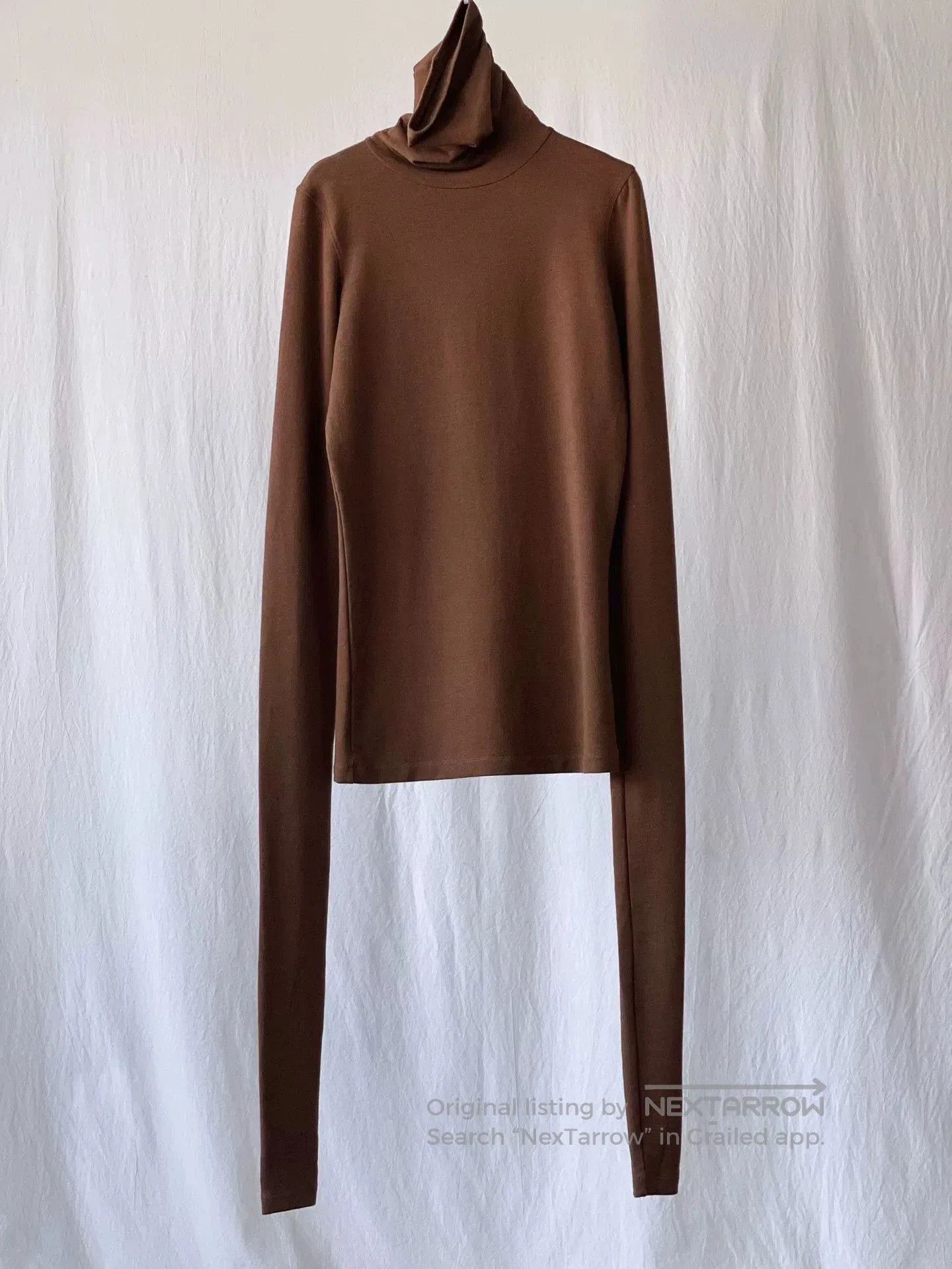Lemaire Lemaire Long Sleeve High Neck Sweater. Size XS / US 0-2 / IT 36-38 - 3 Thumbnail