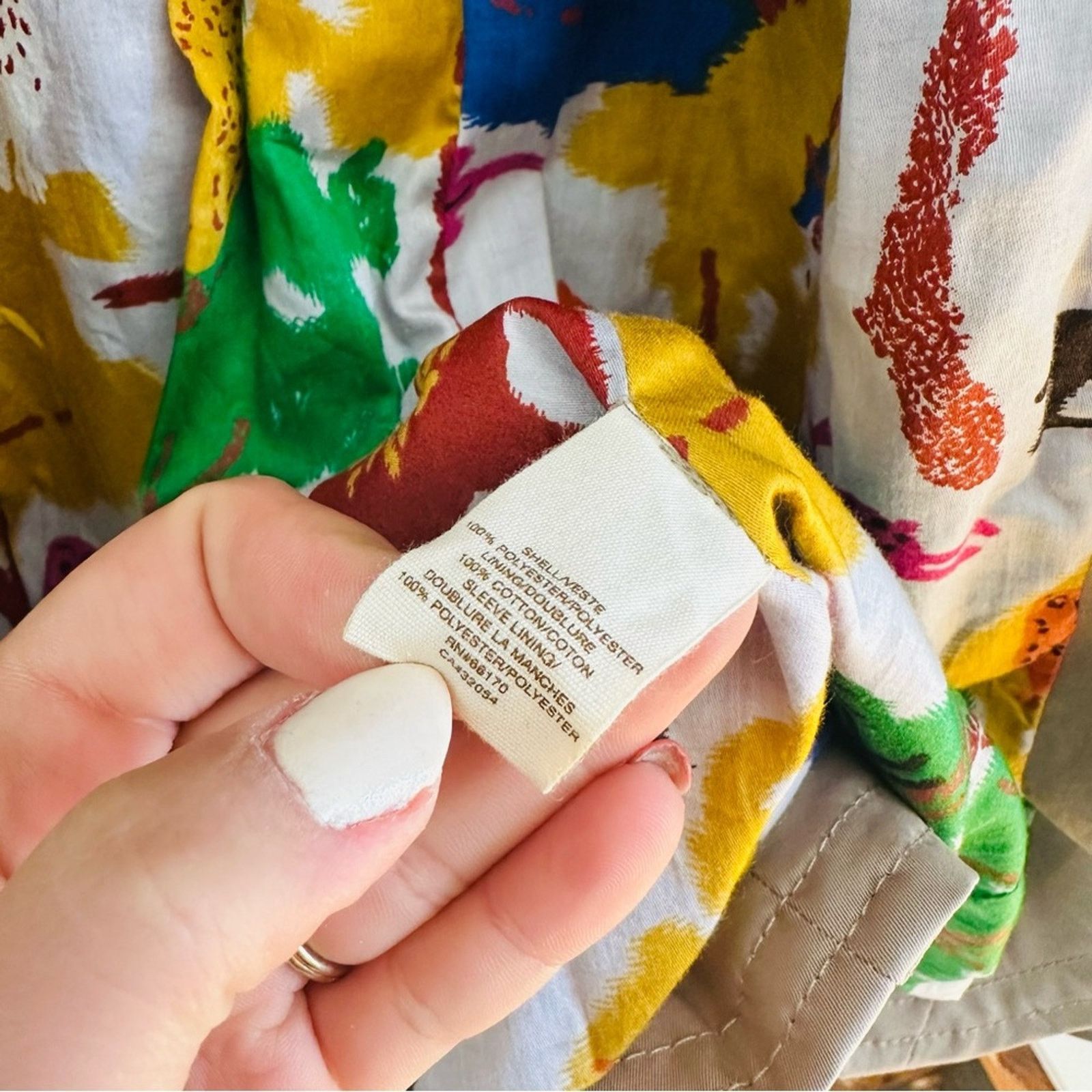 Anthropologie ANTHROPOLOGIE Idra Clinton Cream Ruffle Trench Coat Jacket Size S / US 4 / IT 40 - 7 Thumbnail