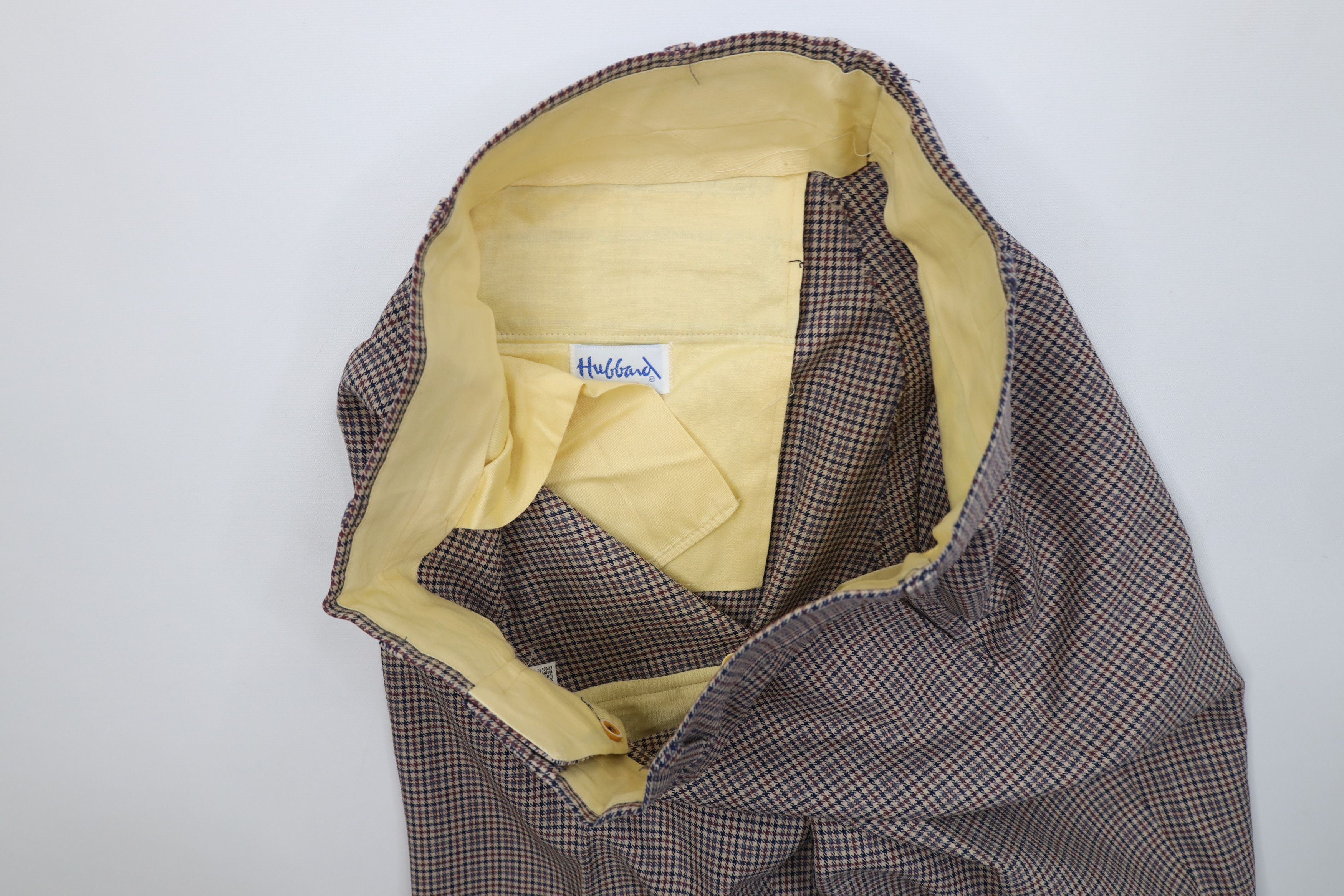 Vintage Vintage 70s Streetwear Plaid Knit Bell Bottoms Chino Pants Size US 34 / EU 50 - 6 Thumbnail