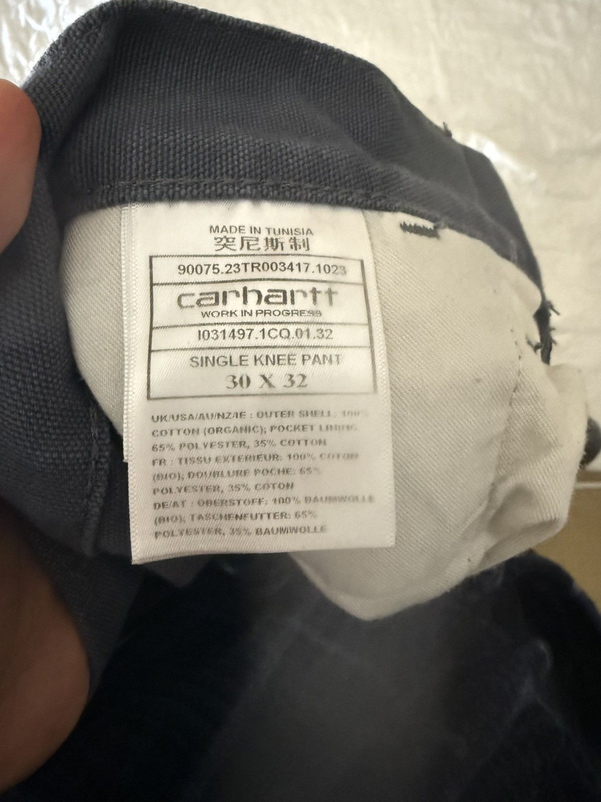Carhartt Wip Carhartt WIP Single Knee Pant — Size 30×32, Graphite Size US 30 / EU 46 - 3 Thumbnail