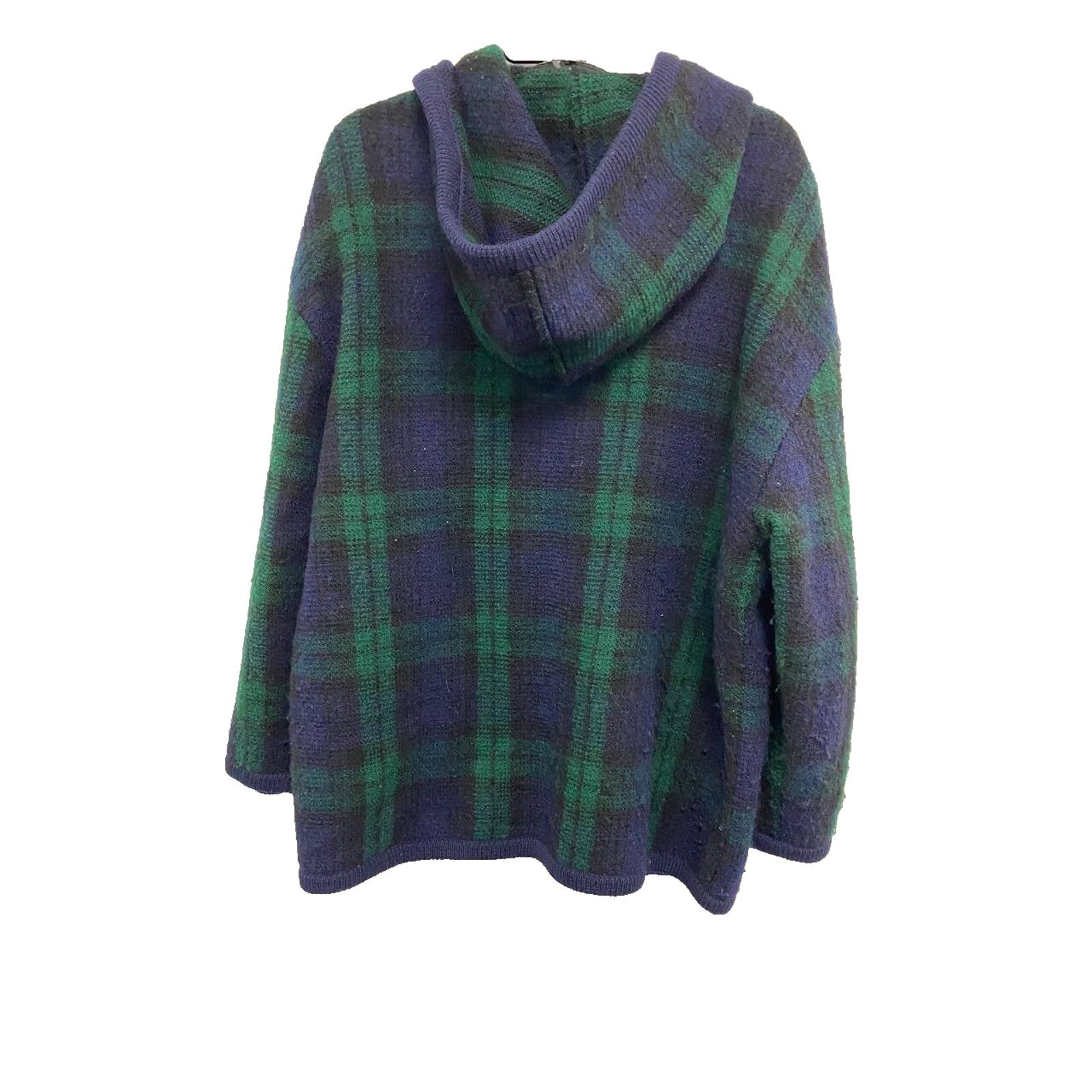 Carrol & Co. CARROLL REED Cardigan Button 100% Wool Green Size L A000691 Size L / US 10 / IT 46 - 3 Thumbnail