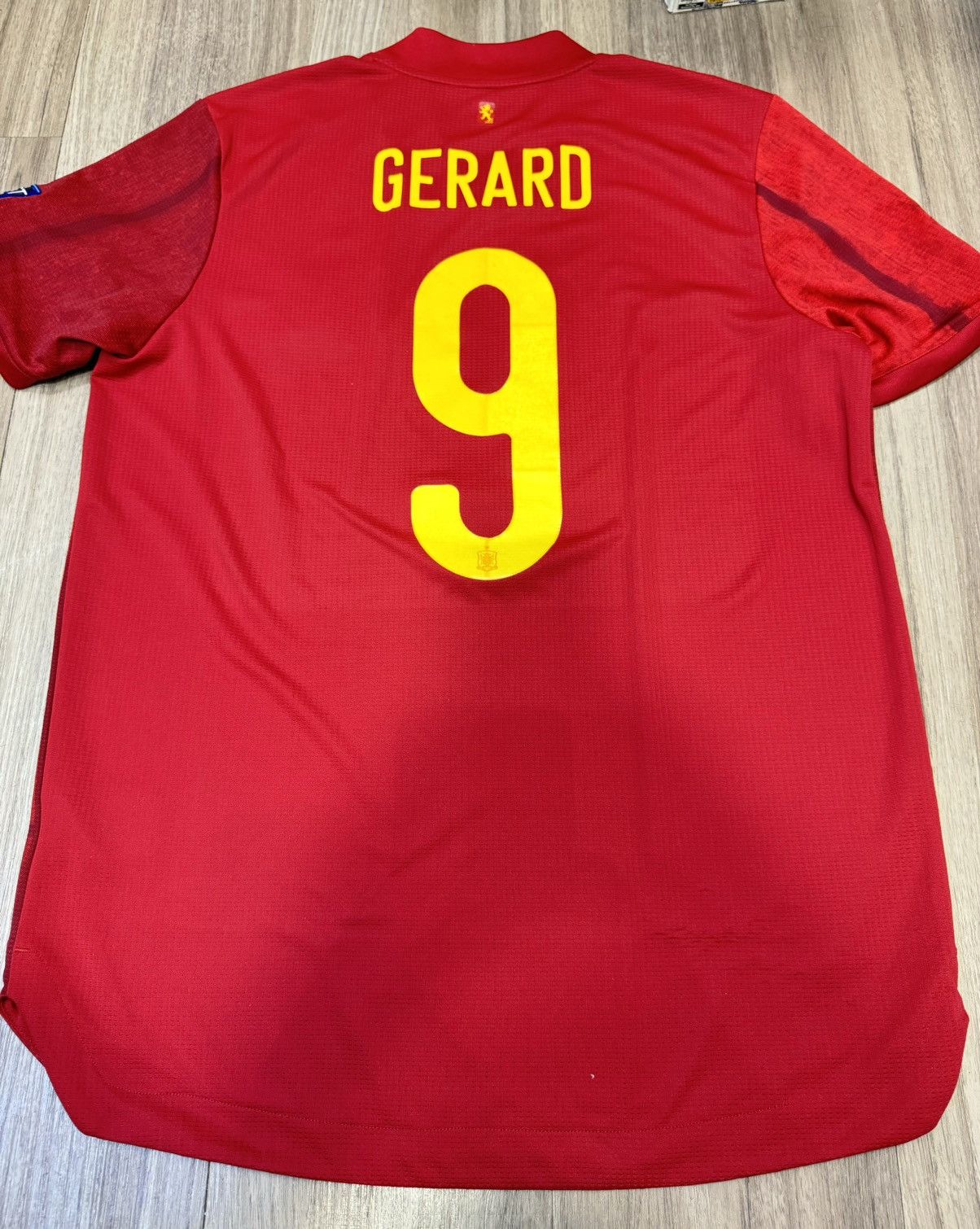 Adidas Spain Euro2020 player issue home shirt #9 Gerard Size US L / EU 52-54 / 3 - 2 Thumbnail