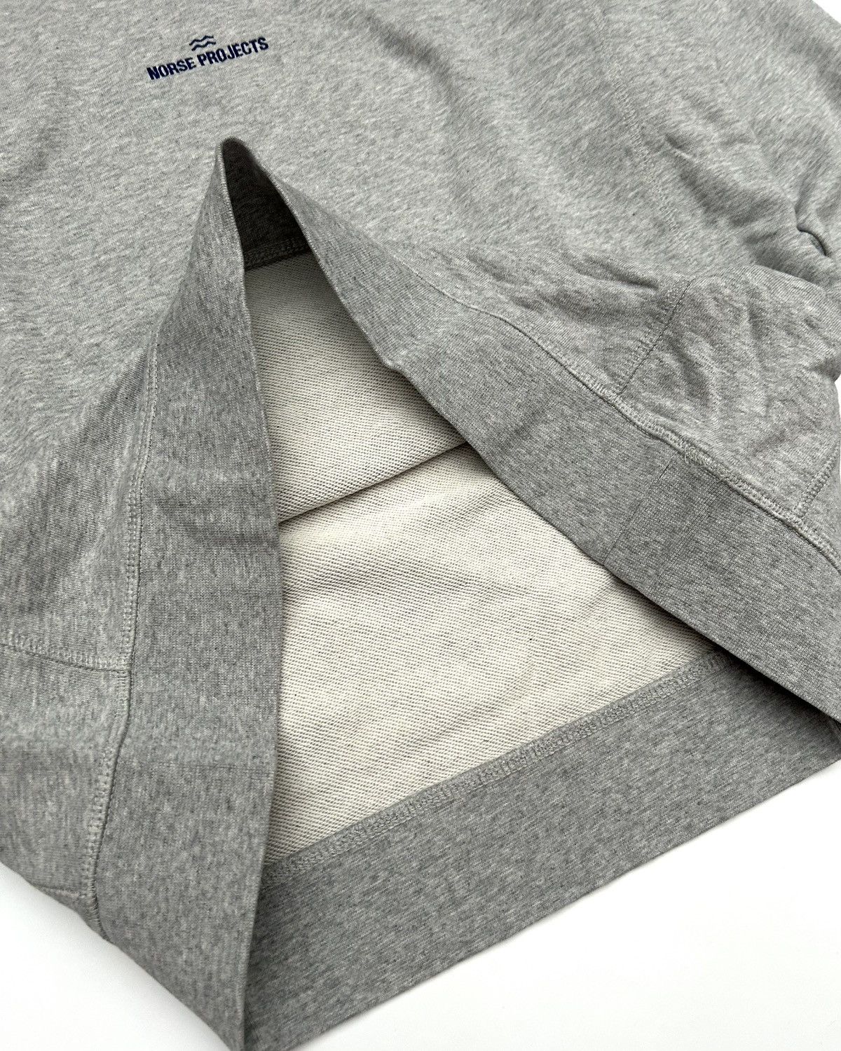 Norse Projects Norse Projects Ketel NP Wave Logo Gray Crewneck Sweatshirt Size US M / EU 48-50 / 2 - 6 Thumbnail