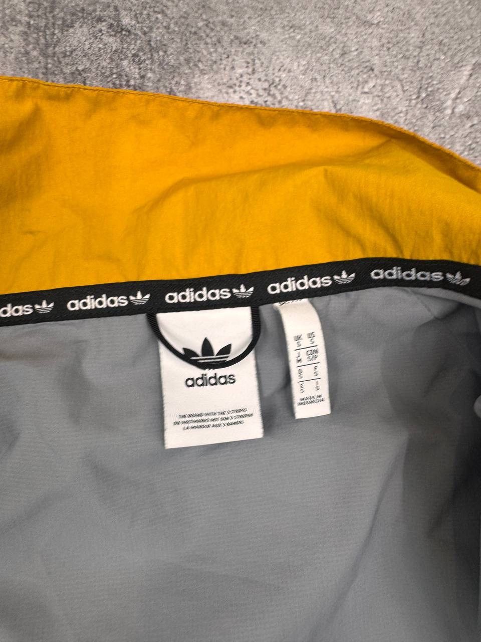 Adidas Adidas Originals Men Windbreaker Jacket Yellow Vintage Size US S / EU 44-46 / 1 - 8 Thumbnail