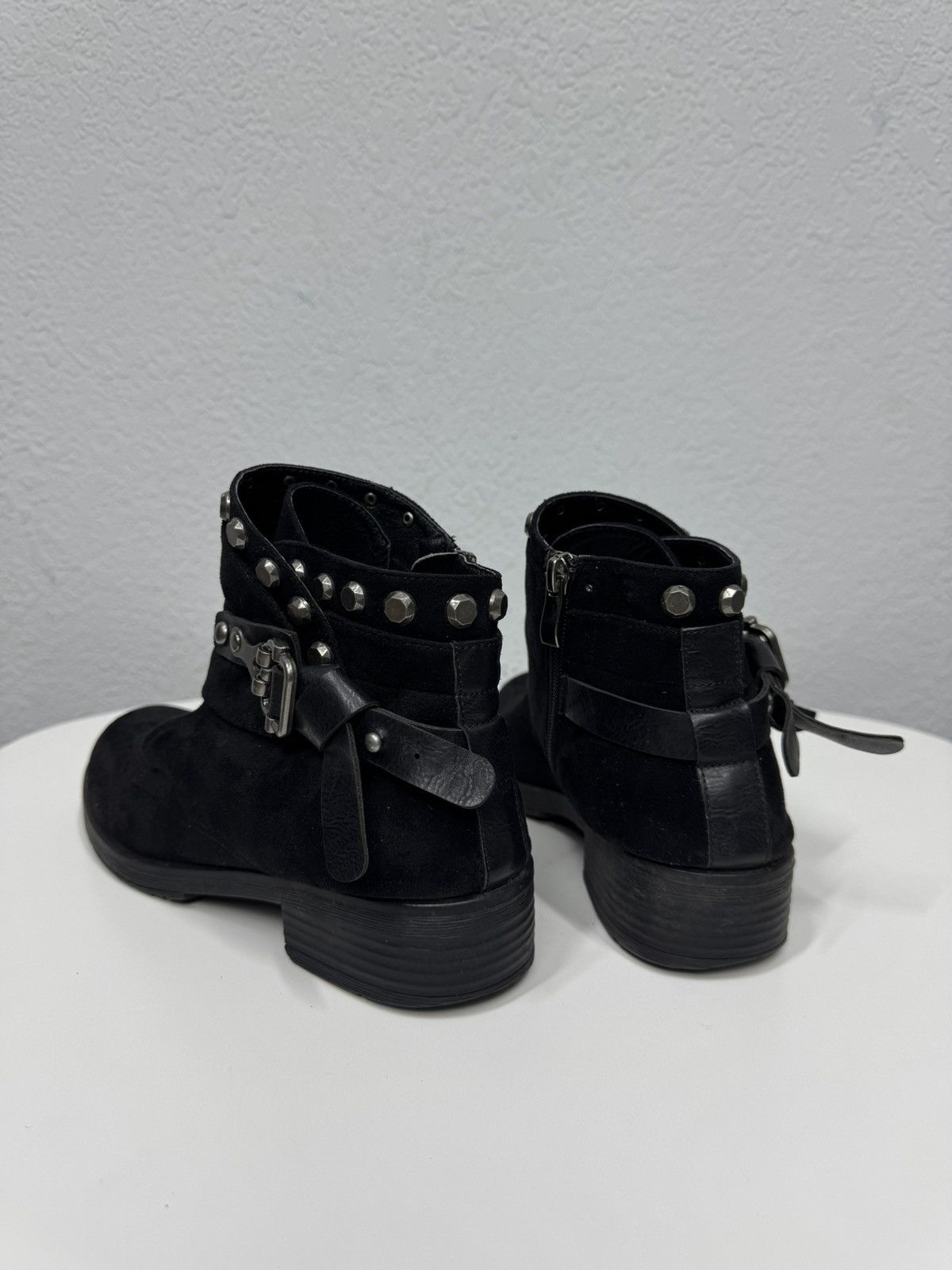 Hedi Slimane Vintage Leather Boots Y2k AS 98 Avantgarde Ankle Suede Size US 8 / IT 38 - 7 Thumbnail