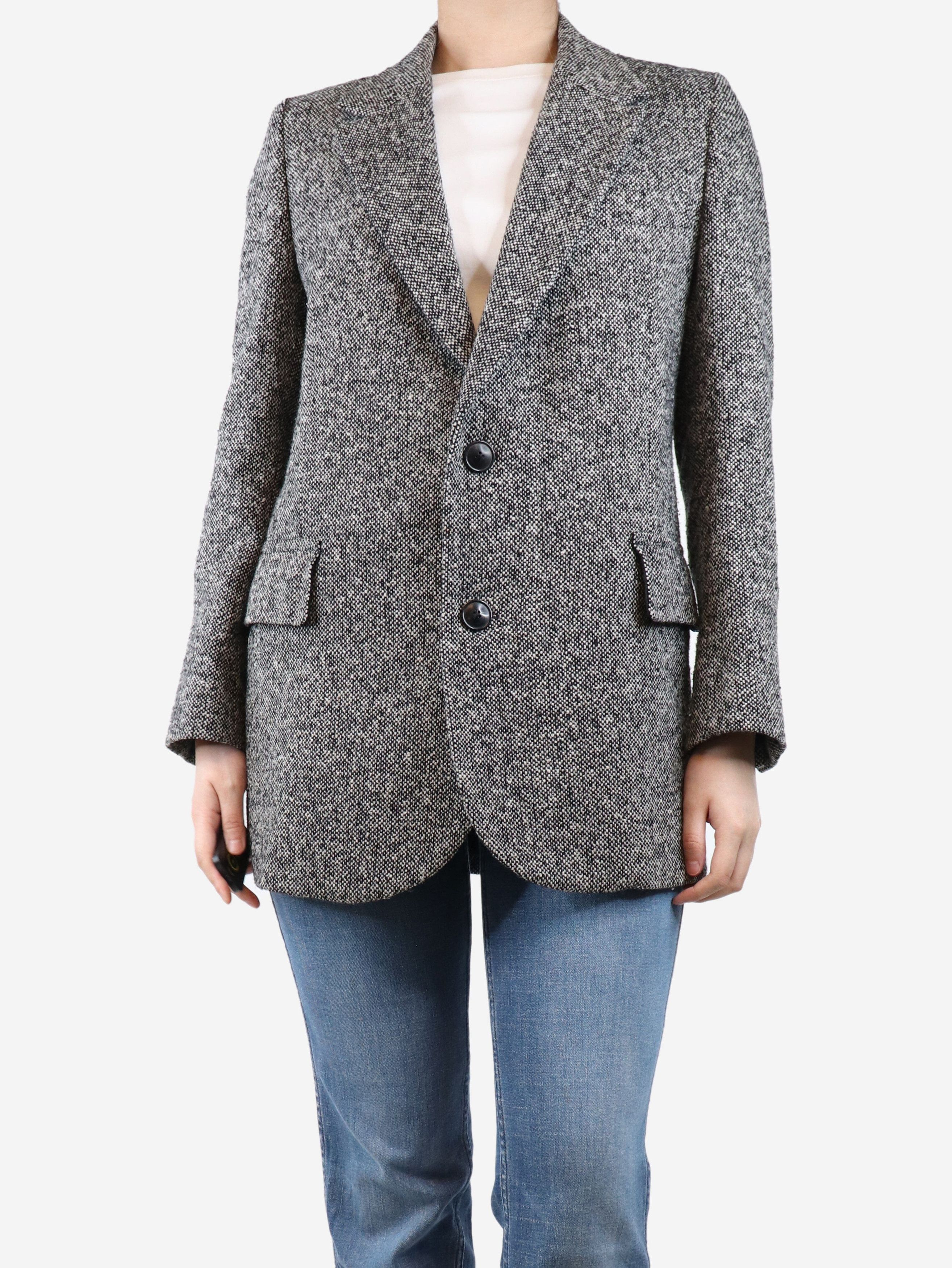 コート AMI Women Coats FCO110WV0049001 Black Black Double Breasted Coat | AMI PARIS