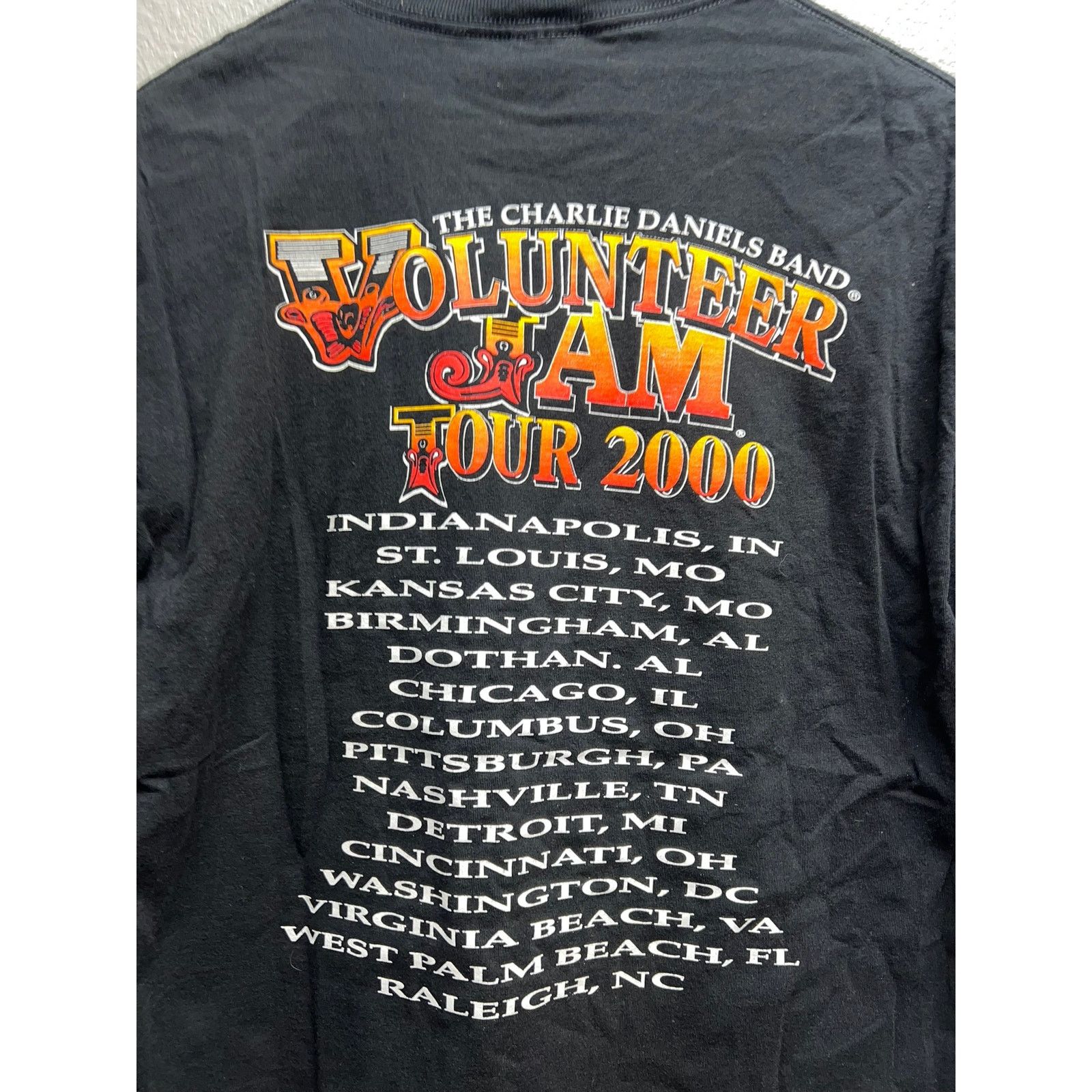 Alstyle Vintage The Charlie Daniels Band Shirt Jam Tour 2000 Tee L Size US L / EU 52-54 / 3 - 6 Thumbnail