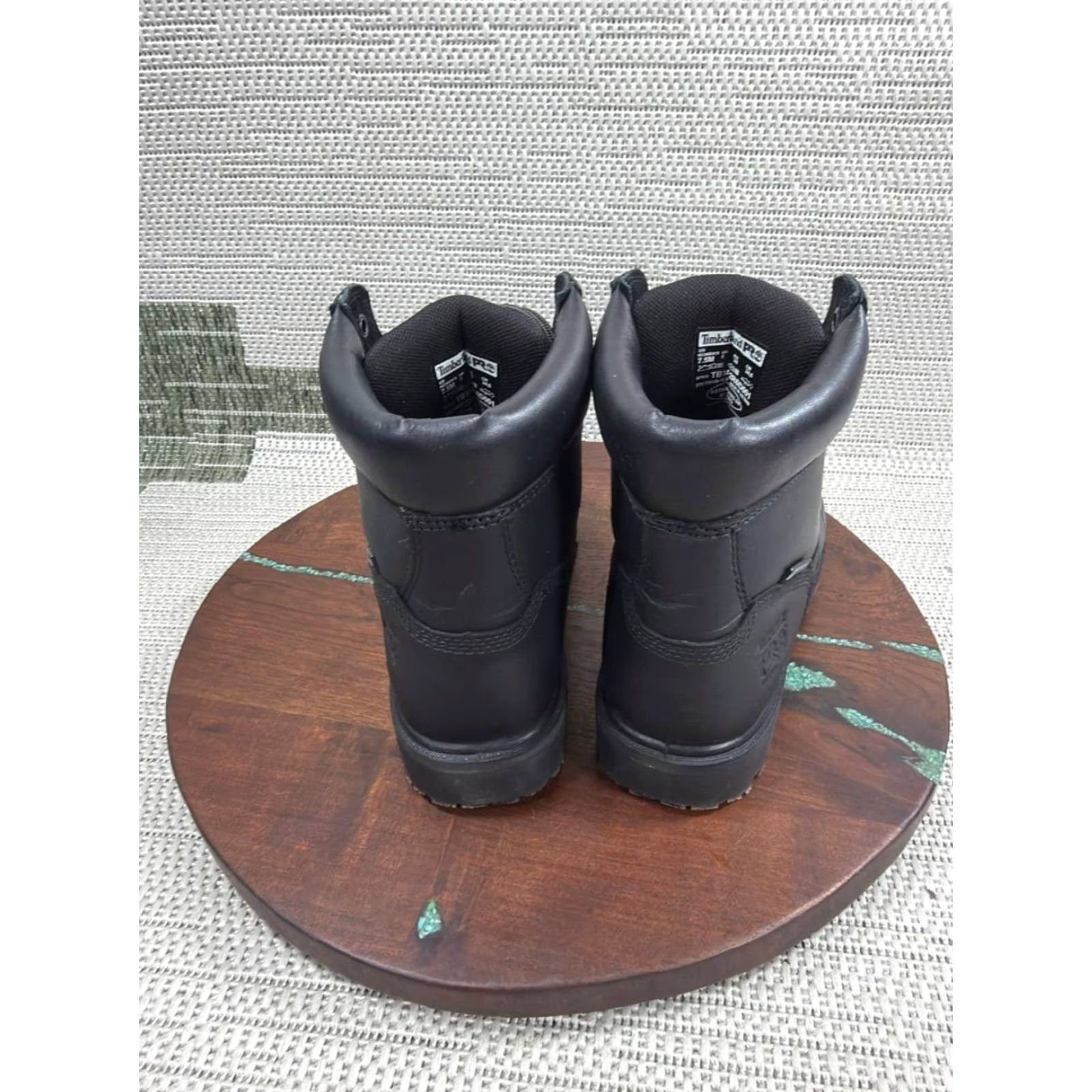 Timberland Timberland Pro Womens Boot Direct Attach Soft Toe Black Leather Ankle Work 7.5 M Womens Size US 8 / IT 38 - 5 Thumbnail