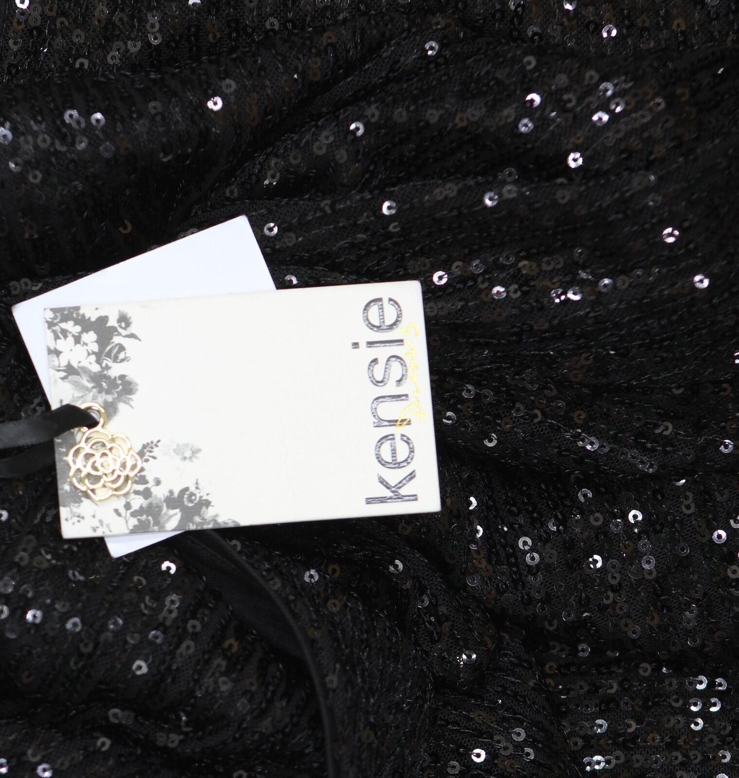 Other Nwt Kensie Midi Dress Cold Shoulder Gown Kdtp3129 Black 12 Size XL / US 12-14 / IT 48-50 - 3 Thumbnail