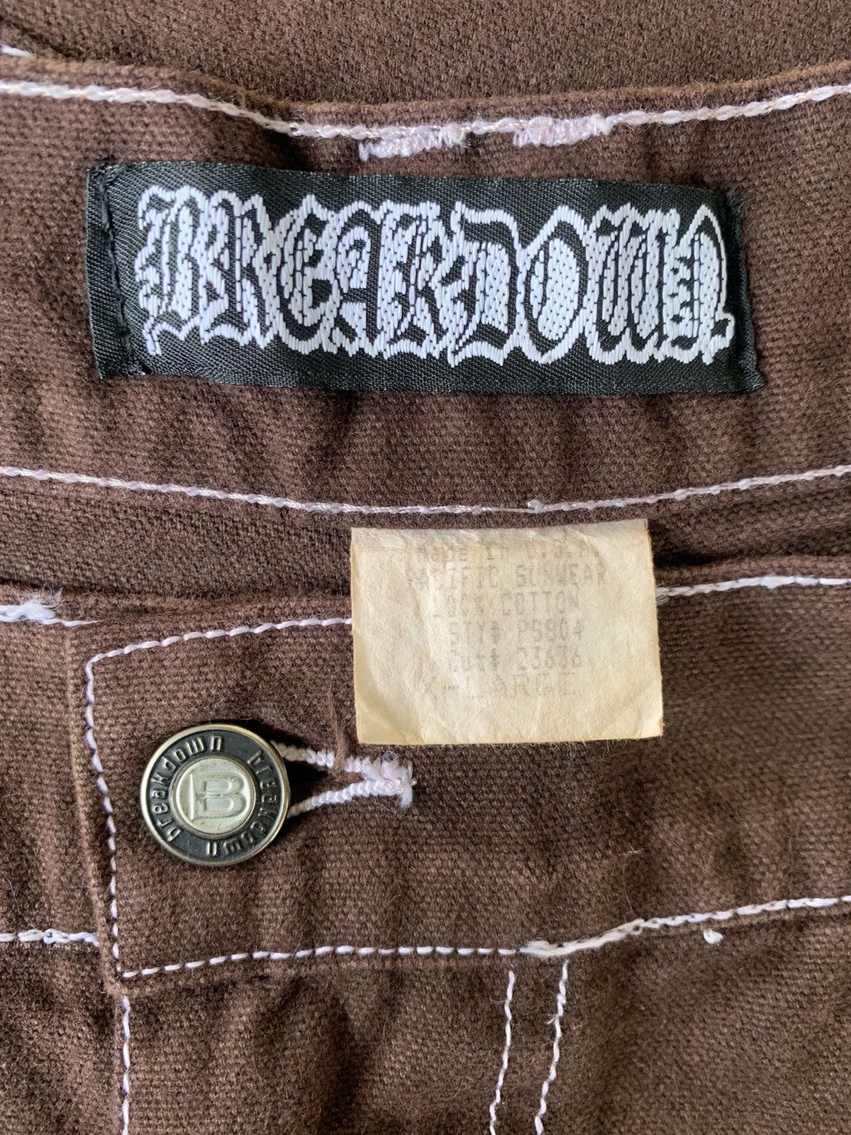 Other [SOLD] Vintage 90s Breakdown Pants Short Size US 36 / EU 52 - 3 Thumbnail